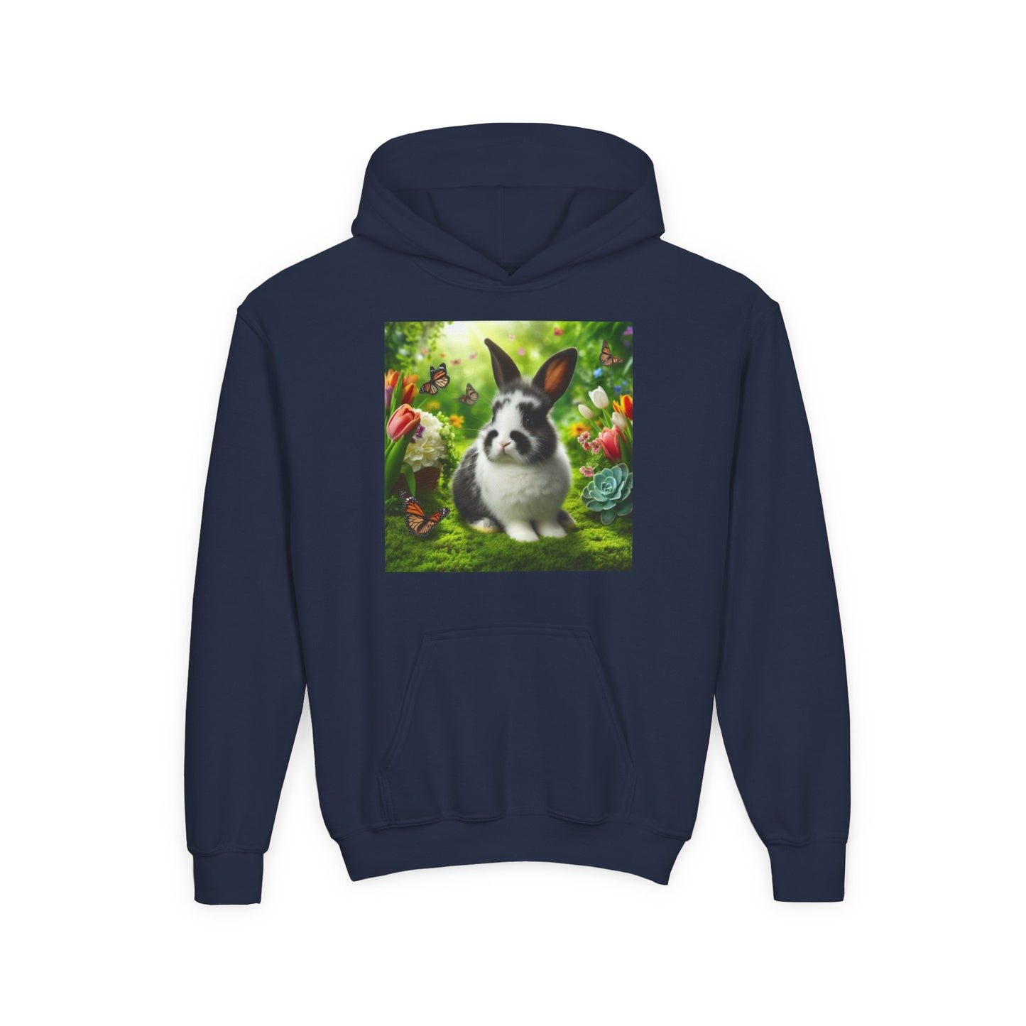 Dutch Rabbit Youth Heavy Blend Hooded Sweatshirt