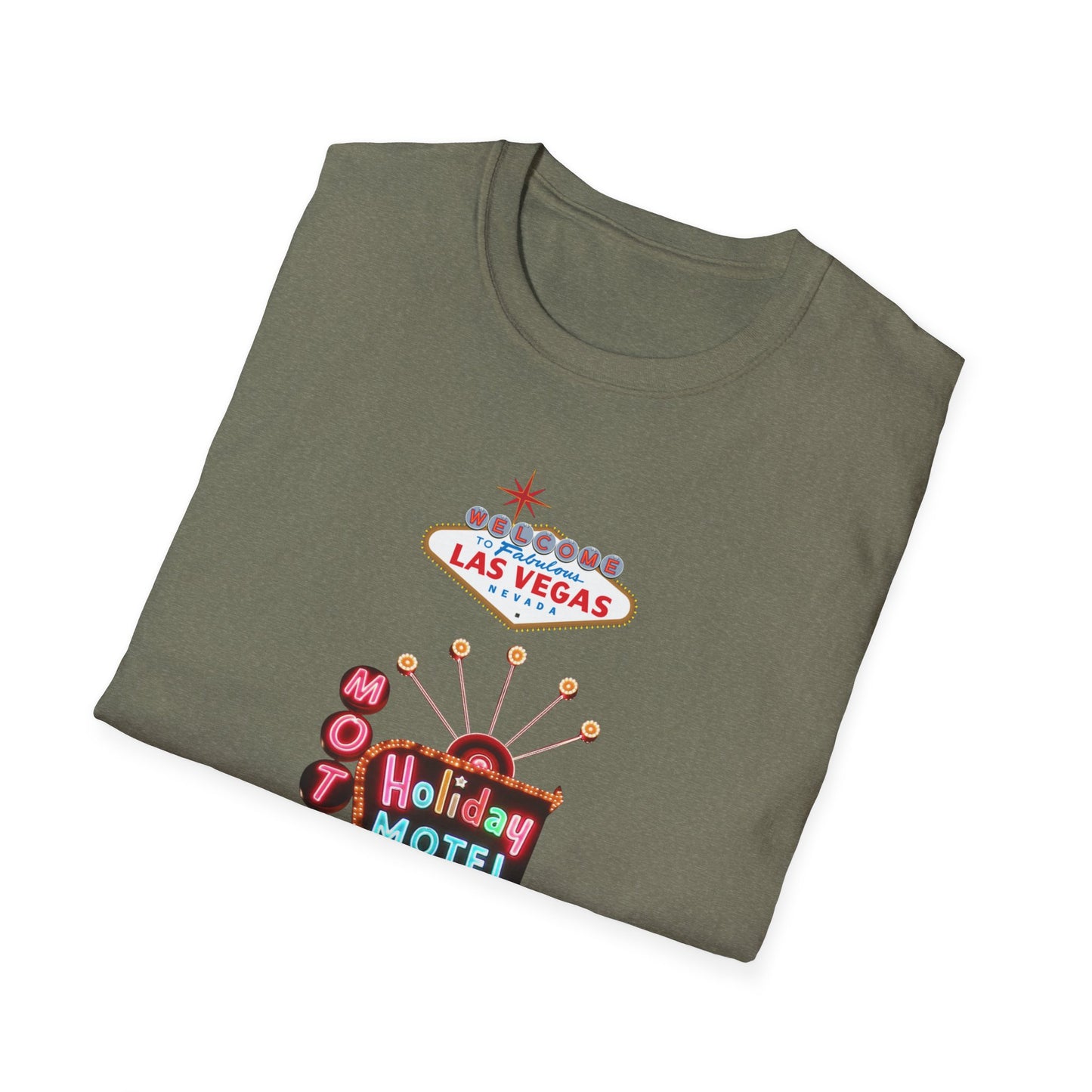 RETRO LAS VEGAS HOLIDAY HOTEL Unisex Softstyle T-Shirt
