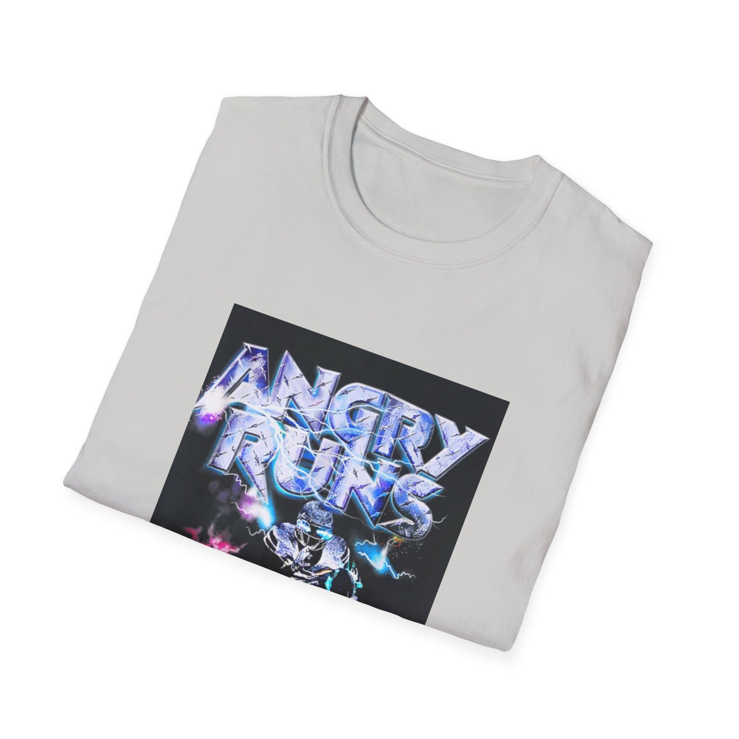 Angry Runs Good Morning Football Sport Lover T-Shi T-Shirt 21914 funny Men’s Short Sleeve Graphic T-shirt Collection black ZZ Unisex Softstyle T-Shirt