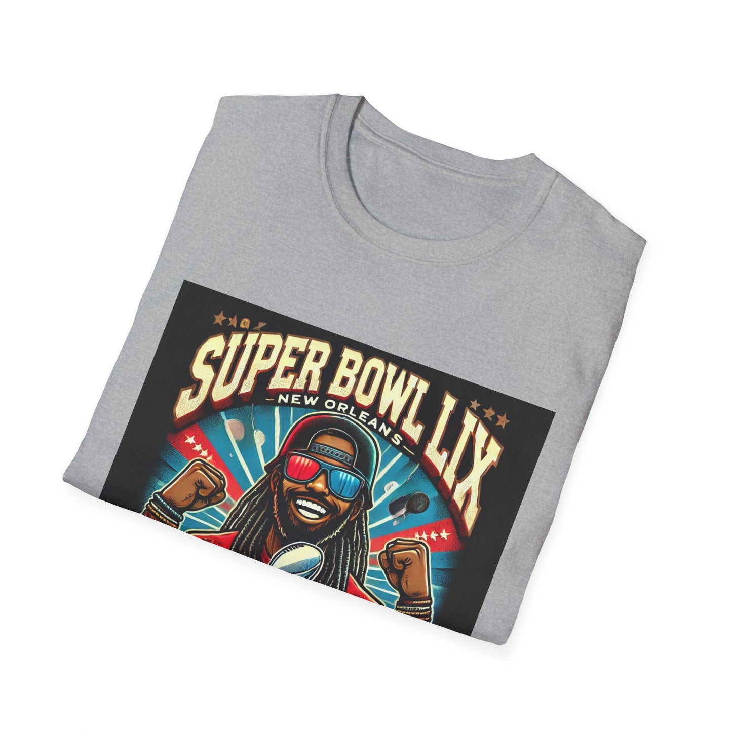 T-Shirt,Hoodie, !!! Super Bowl LIX New Orleans 2025 Unisex Softstyle T-Shirt
