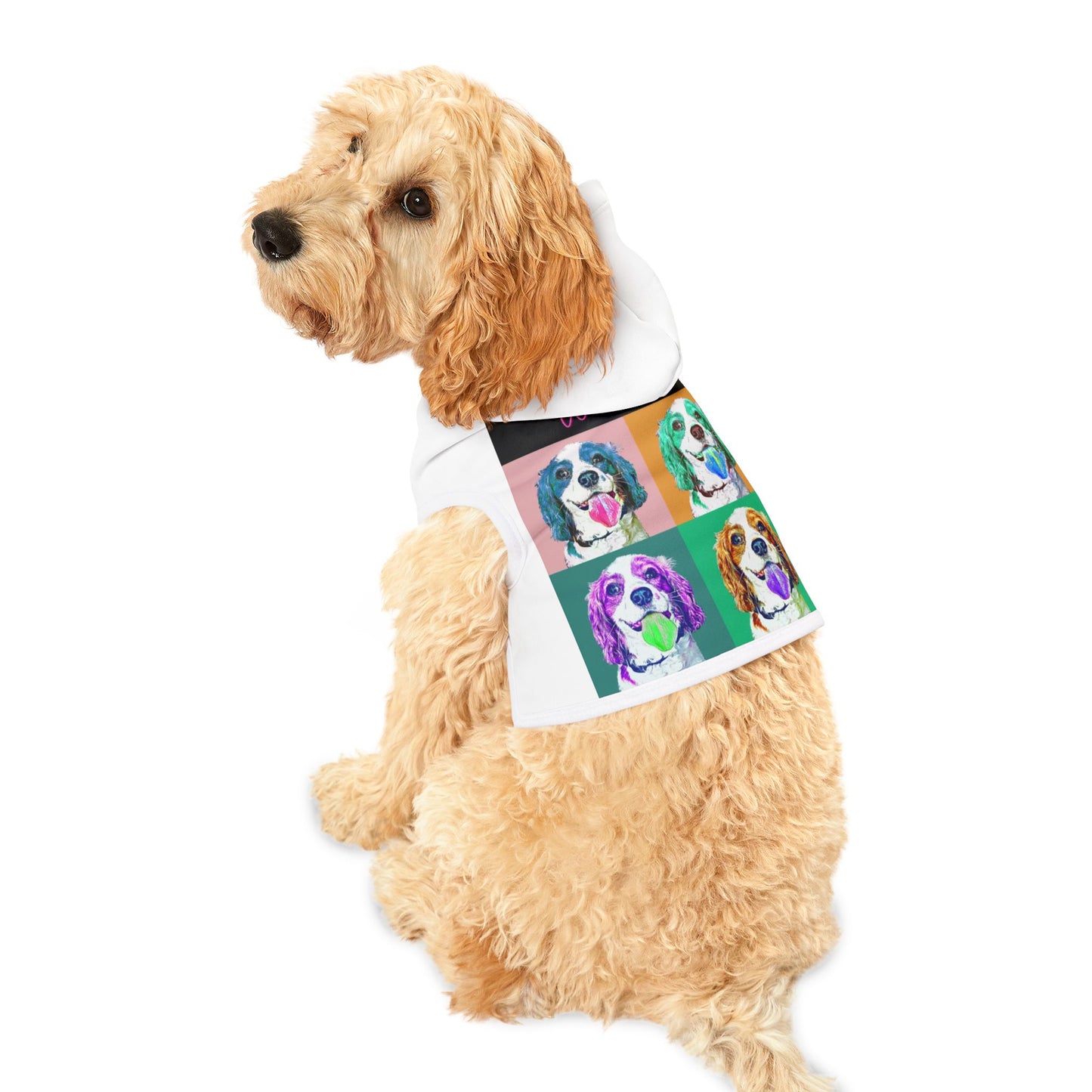 Andy Warhol Style POP Art Pet Hoodie