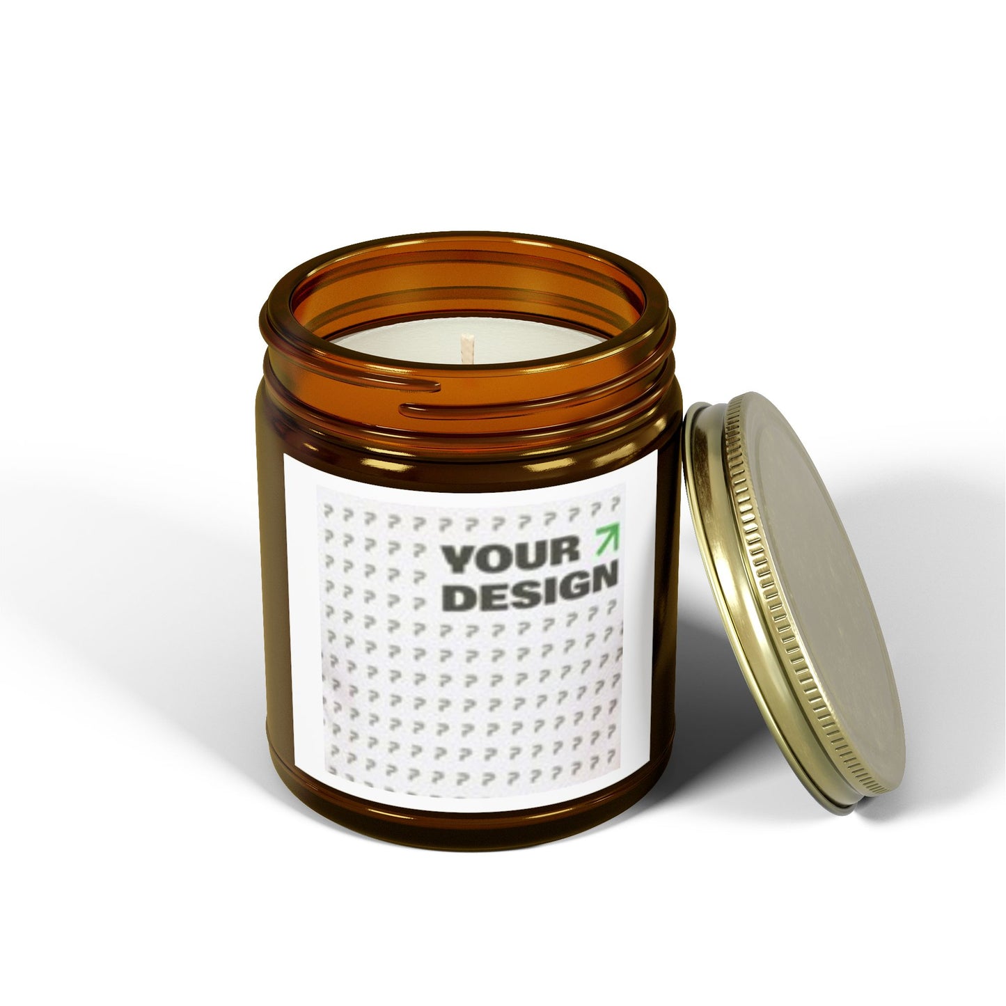 Custom Coconut Apricot Scented Candle | 4oz & 9oz | Perfect for Gifting & Home Decor