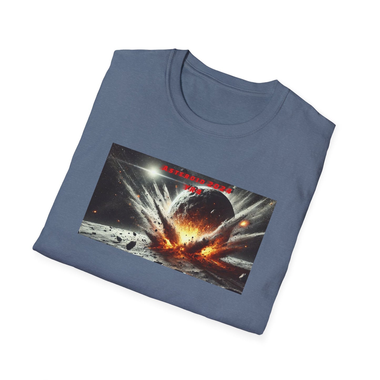 NASA Alert Asteroid 2024 YR4 May COLLIDE With The Moon  Unisex Softstyle T-Shirt