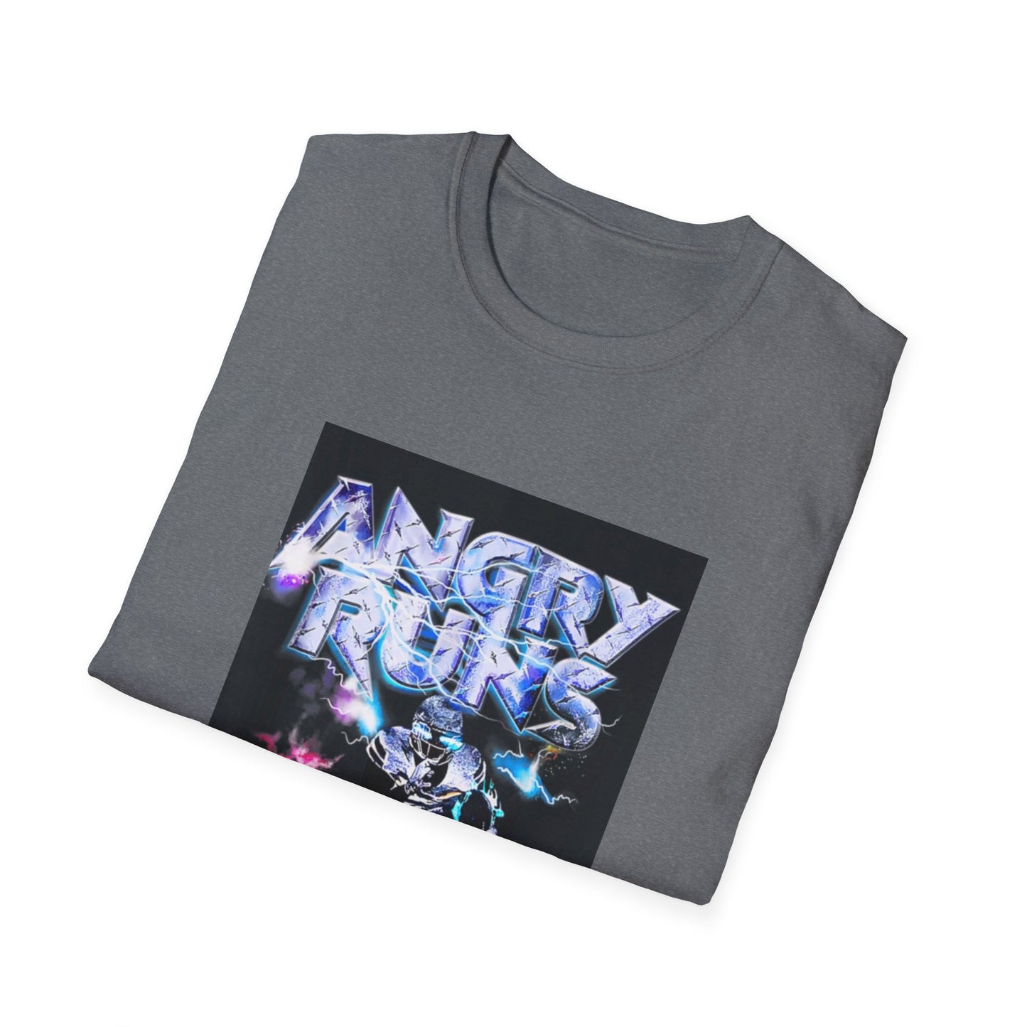 Angry Runs Good Morning Football Sport Lover T-Shi T-Shirt 21914 funny Men’s Short Sleeve Graphic T-shirt Collection black ZZ Unisex Softstyle T-Shirt