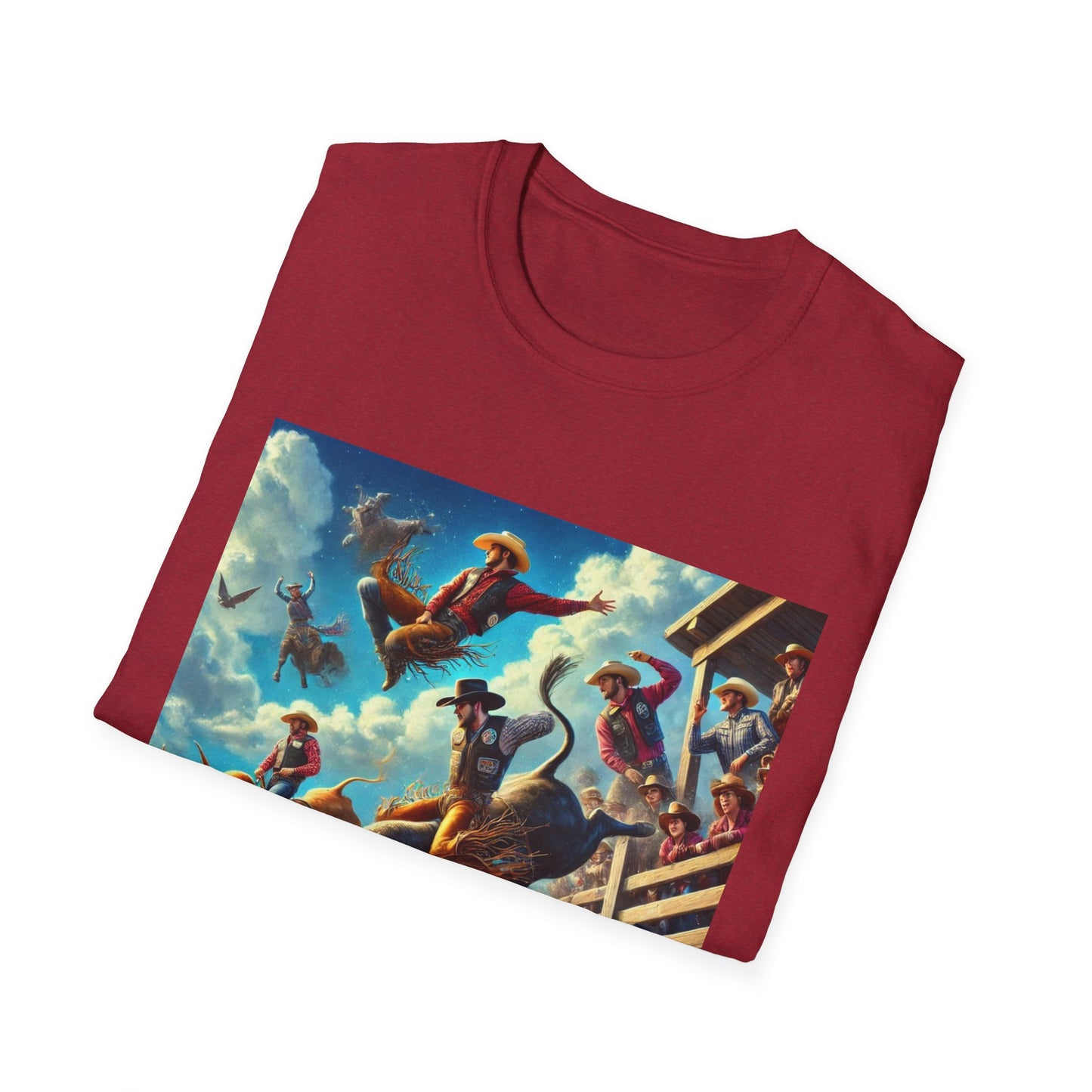 Bull Riders 2 Unisex Softstyle T-Shirt