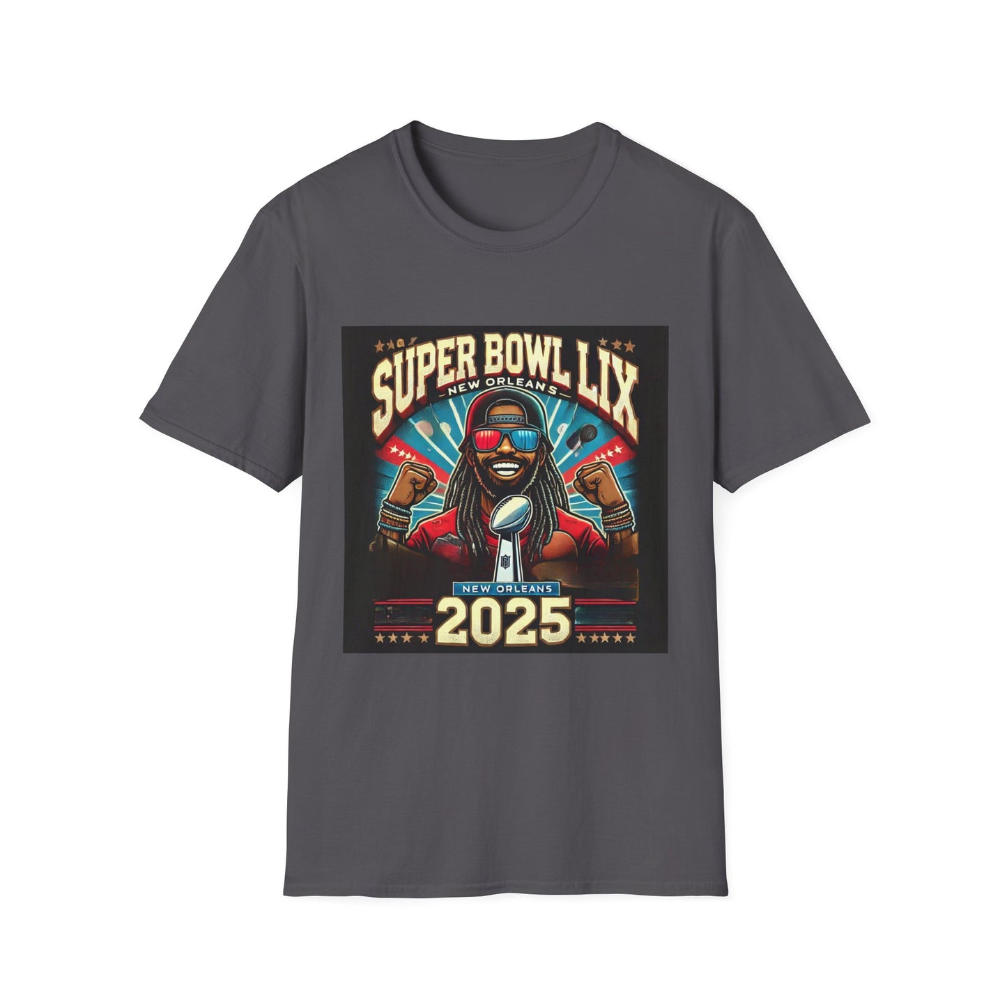 T-Shirt,Hoodie, !!! Super Bowl LIX New Orleans 2025 Unisex Softstyle T-Shirt