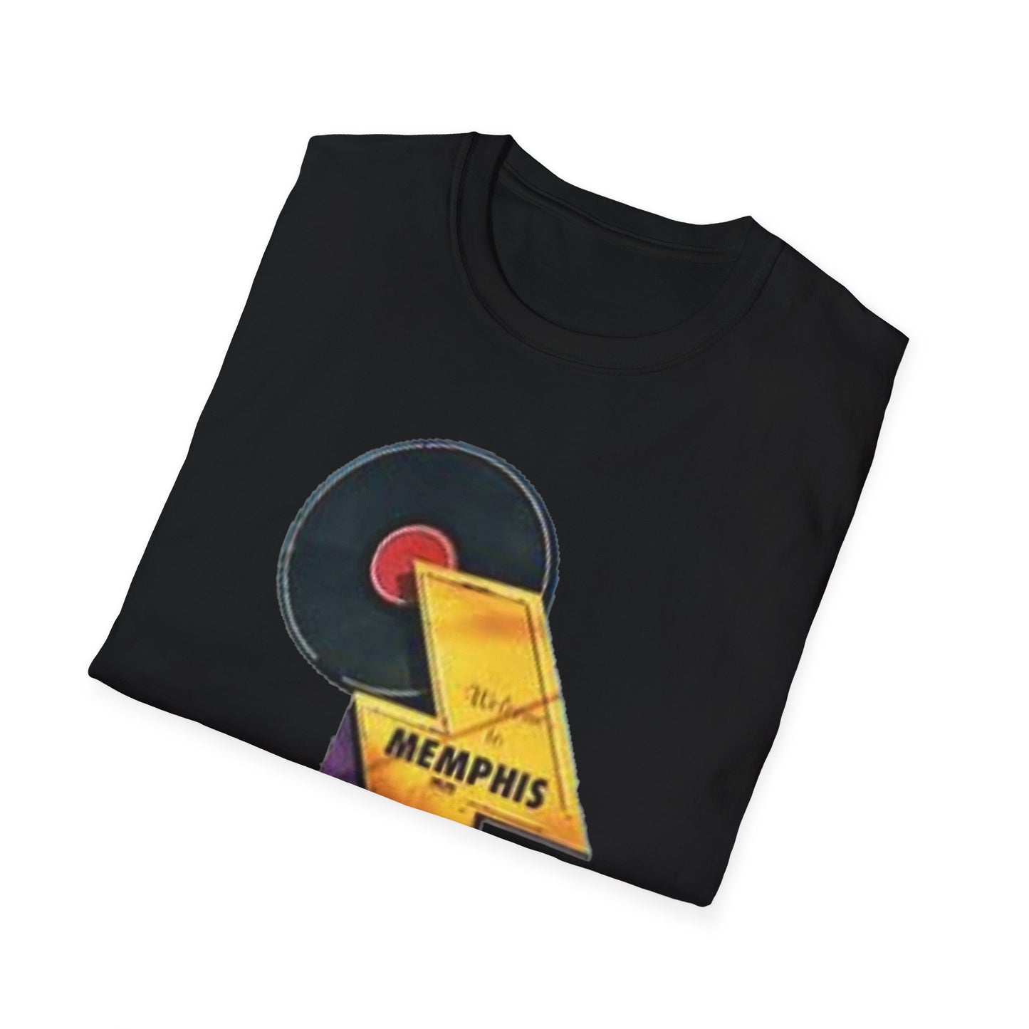 Retro Vintage Welcome to Memphis TN Unisex Softstyle T-Shirt