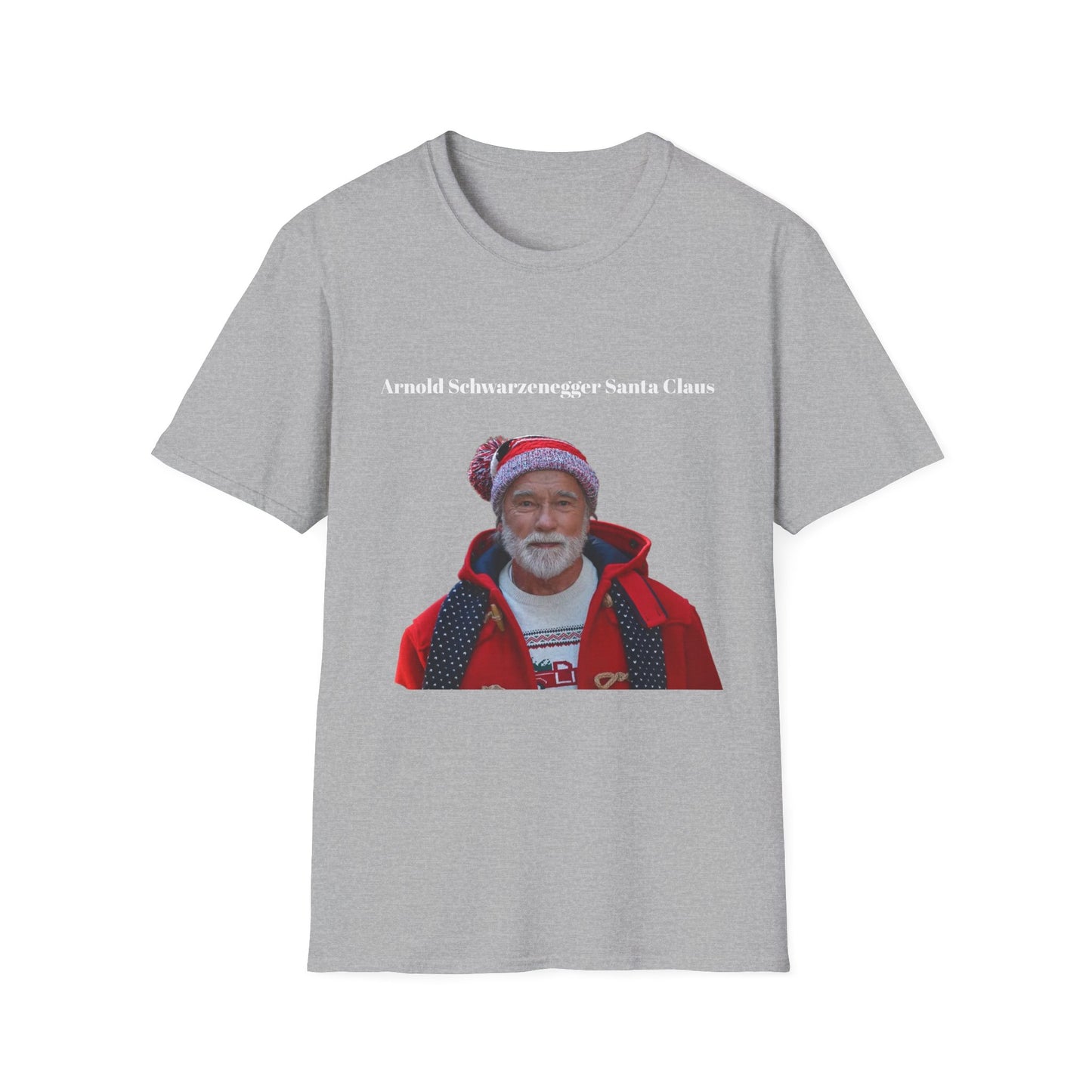 Arnold Schwarzenegger Santa Claus Unisex Softstyle T-Shirt