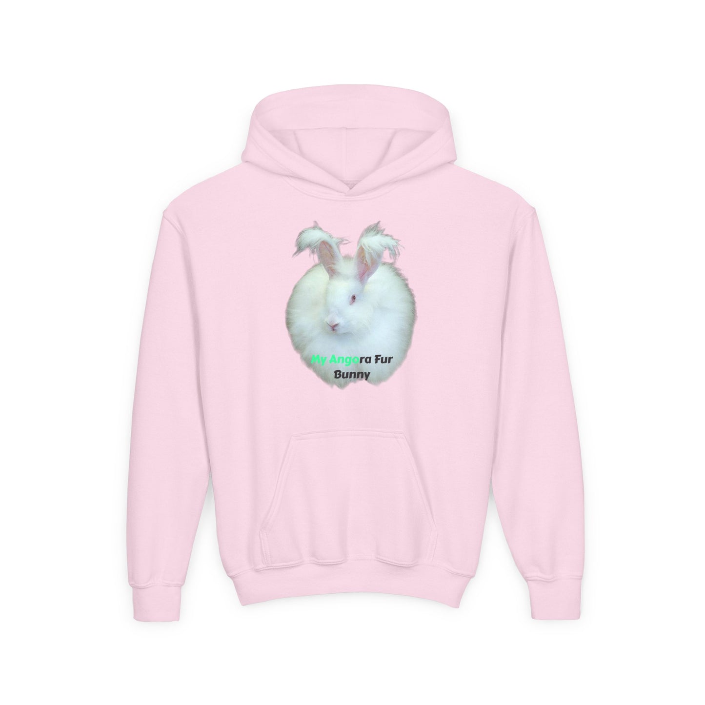Angora Rabbit Youth Heavy Blend Hooded Sweatshirt