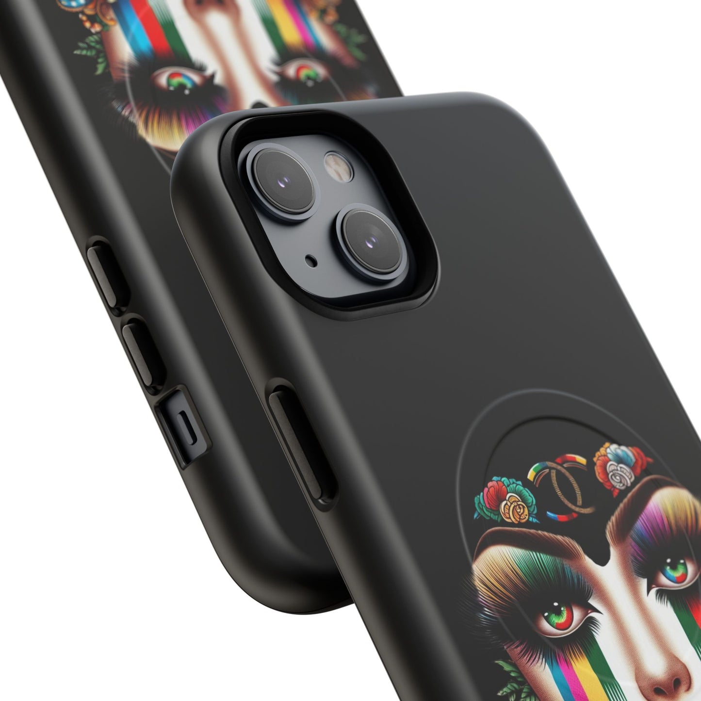 Gucci Inspired Artistic Tough Magnetic Phone Case - Vibrant Lady Design