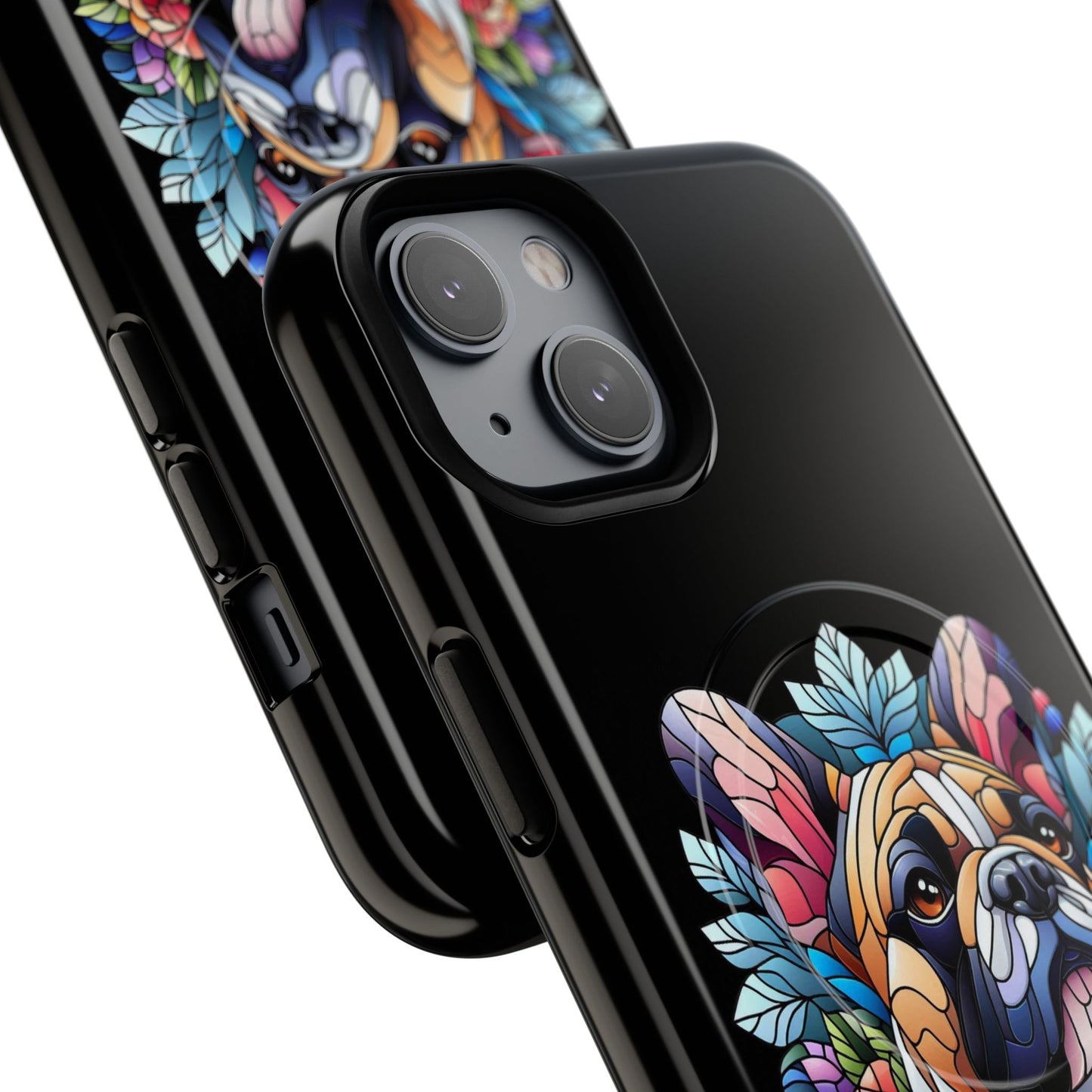 French Bulldog Stained Glass Tough Magnetic Cases