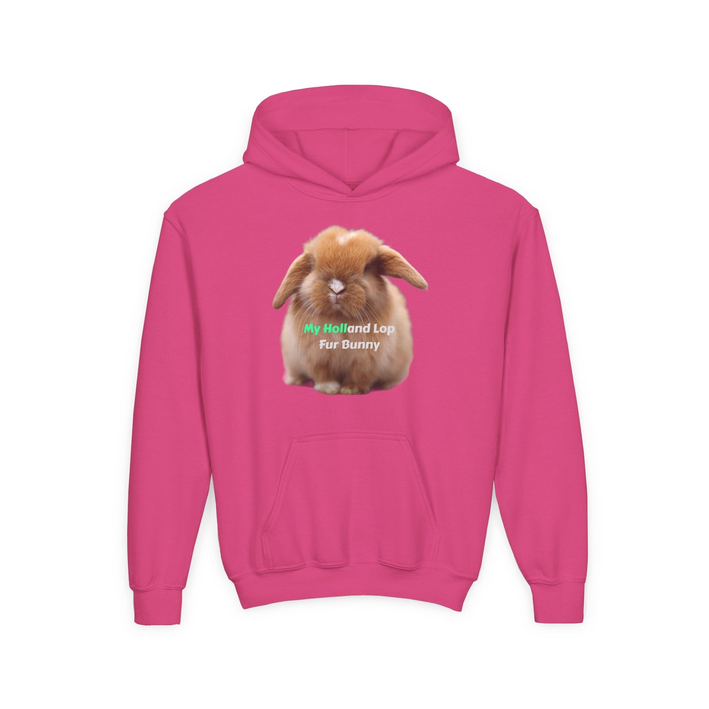 Holland Lop Youth Heavy Blend Hooded Sweatshirt