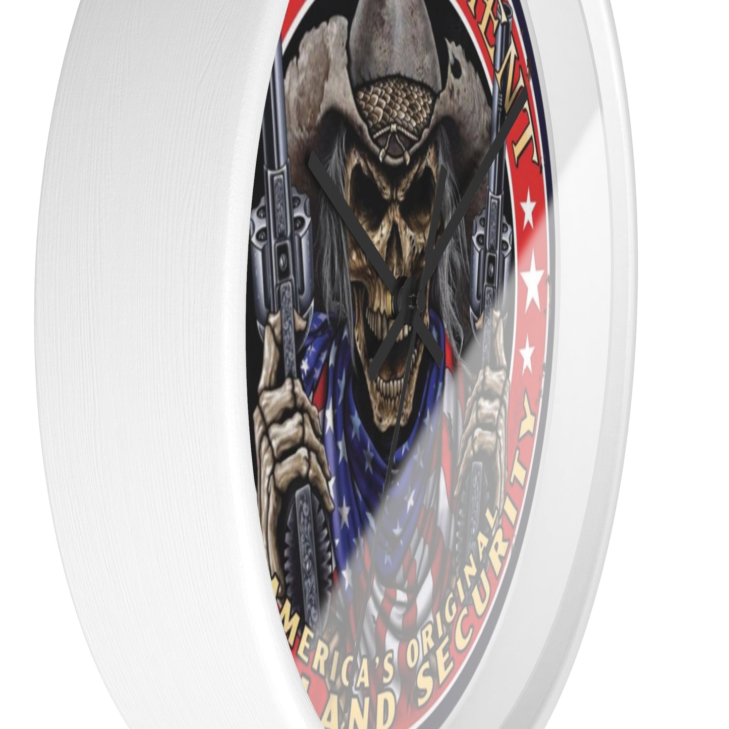 2nd Amendment AMERICA'S ORIGINAL HOMELAND SECURITY Wall Clock