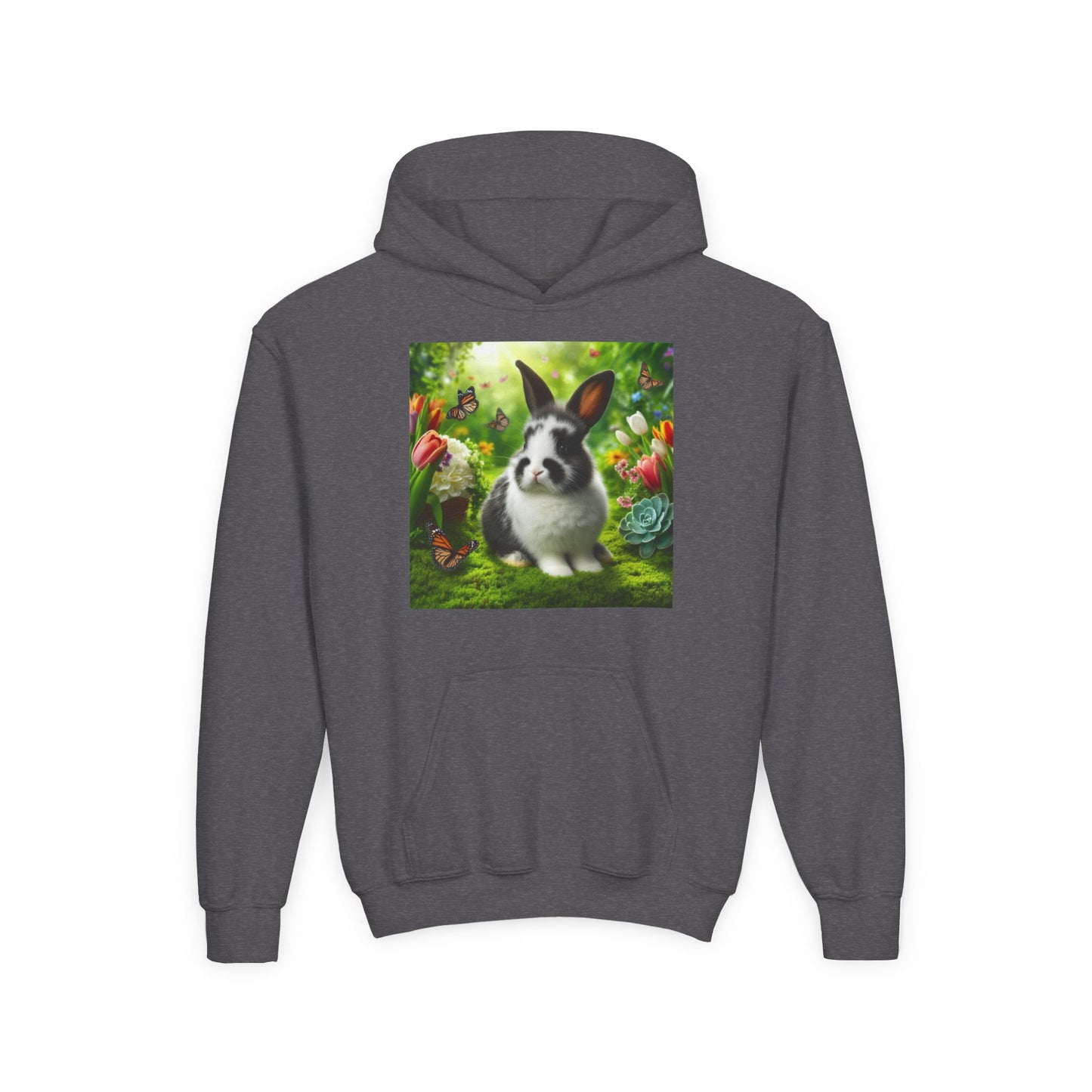 Dutch Rabbit Youth Heavy Blend Hooded Sweatshirt