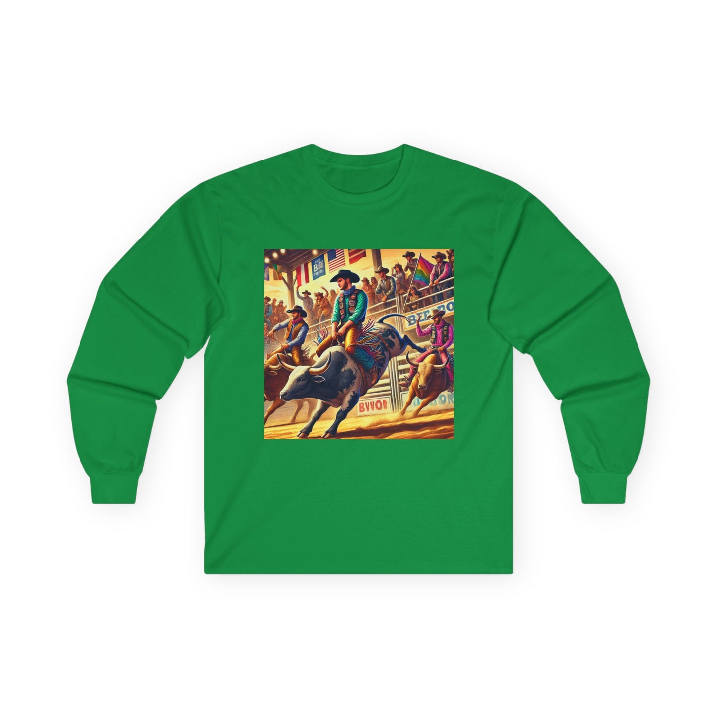 PBR Bull Riding Professional Bull Riders Unisex Ultra Cotton Long Sleeve Tee