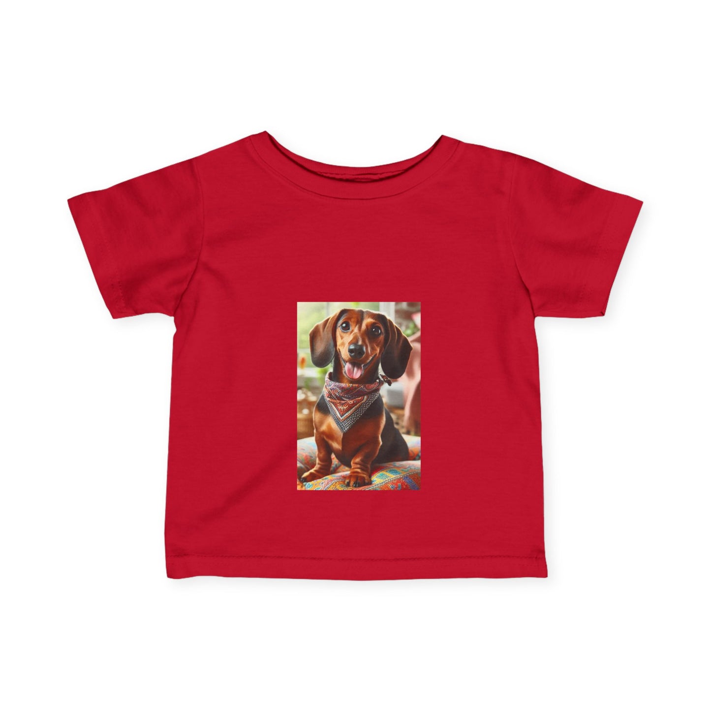Dachshund design Infant Fine Jersey Tee