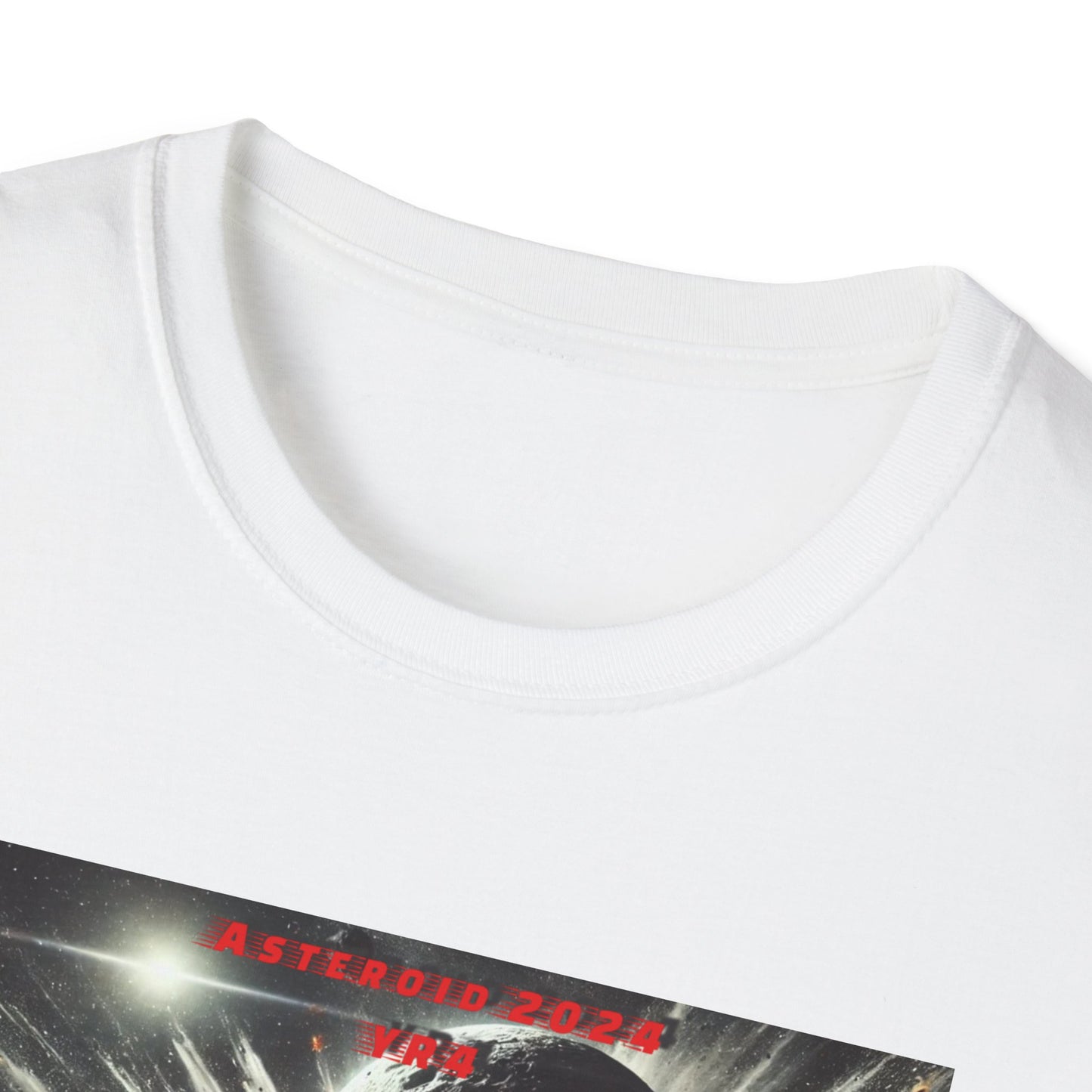 NASA Alert Asteroid 2024 YR4 May COLLIDE With The Moon  Unisex Softstyle T-Shirt