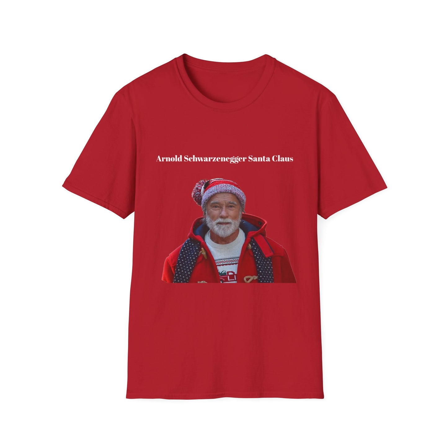 Arnold Schwarzenegger Santa Claus Unisex Softstyle T-Shirt