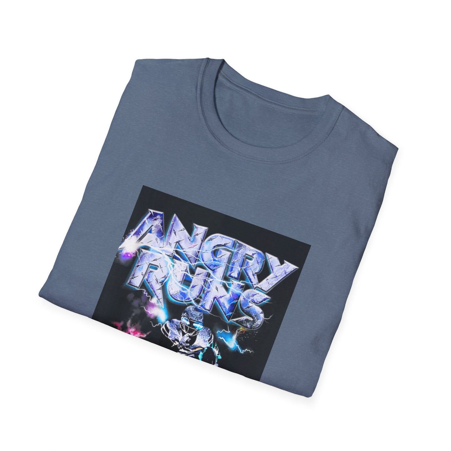 Angry Runs Good Morning Football Sport Lover T-Shi T-Shirt 21914 funny Men’s Short Sleeve Graphic T-shirt Collection black ZZ Unisex Softstyle T-Shirt