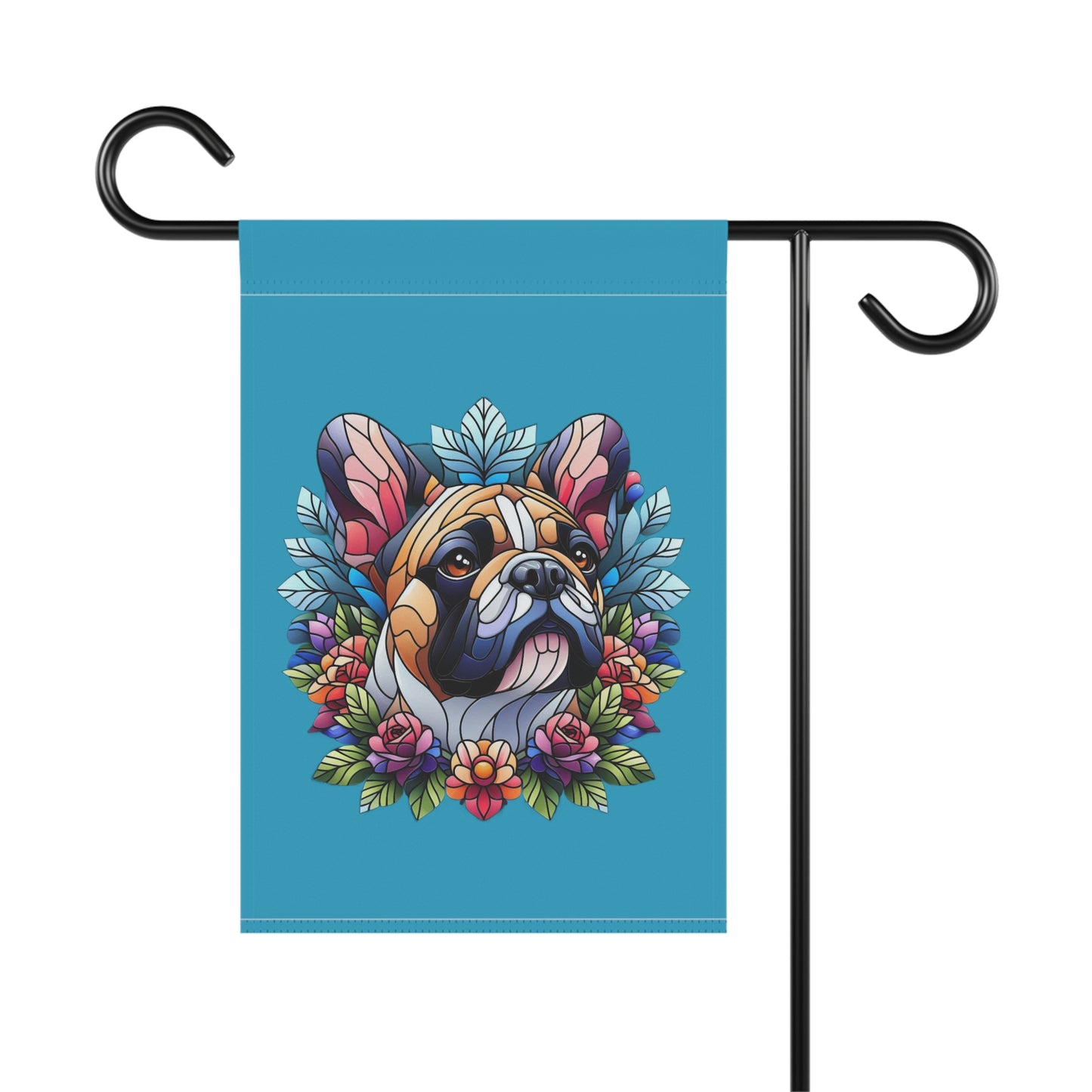 French Bulldog Garden Flag - Floral Decor for Pet Lovers