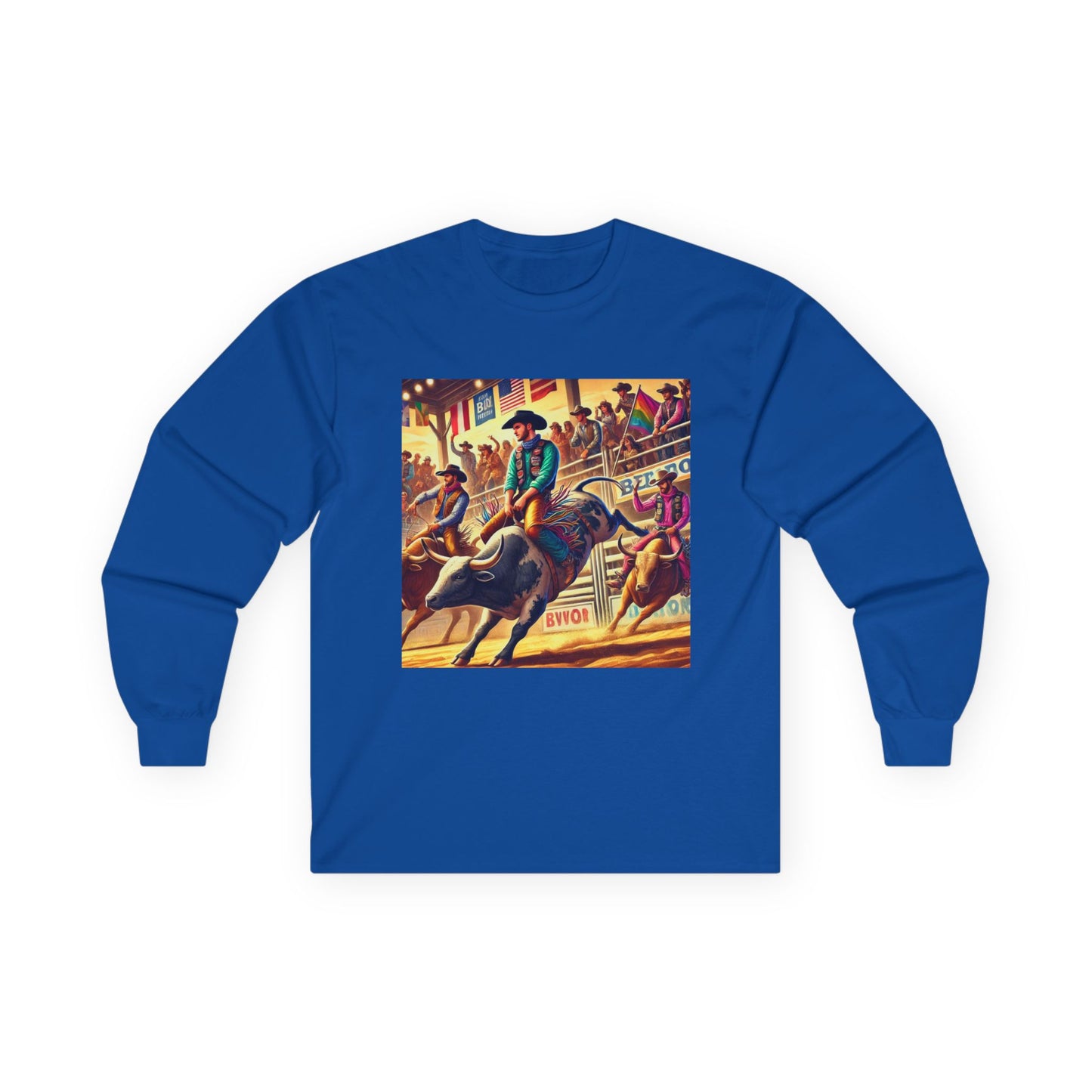 PBR Bull Riding Professional Bull Riders Unisex Ultra Cotton Long Sleeve Tee