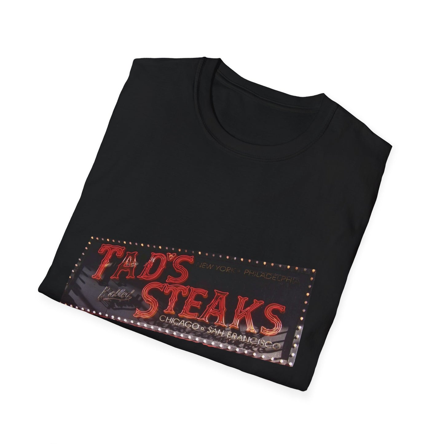 Tad's Steaks [gone] Times Square New York, NY Unisex Softstyle T-Shirt