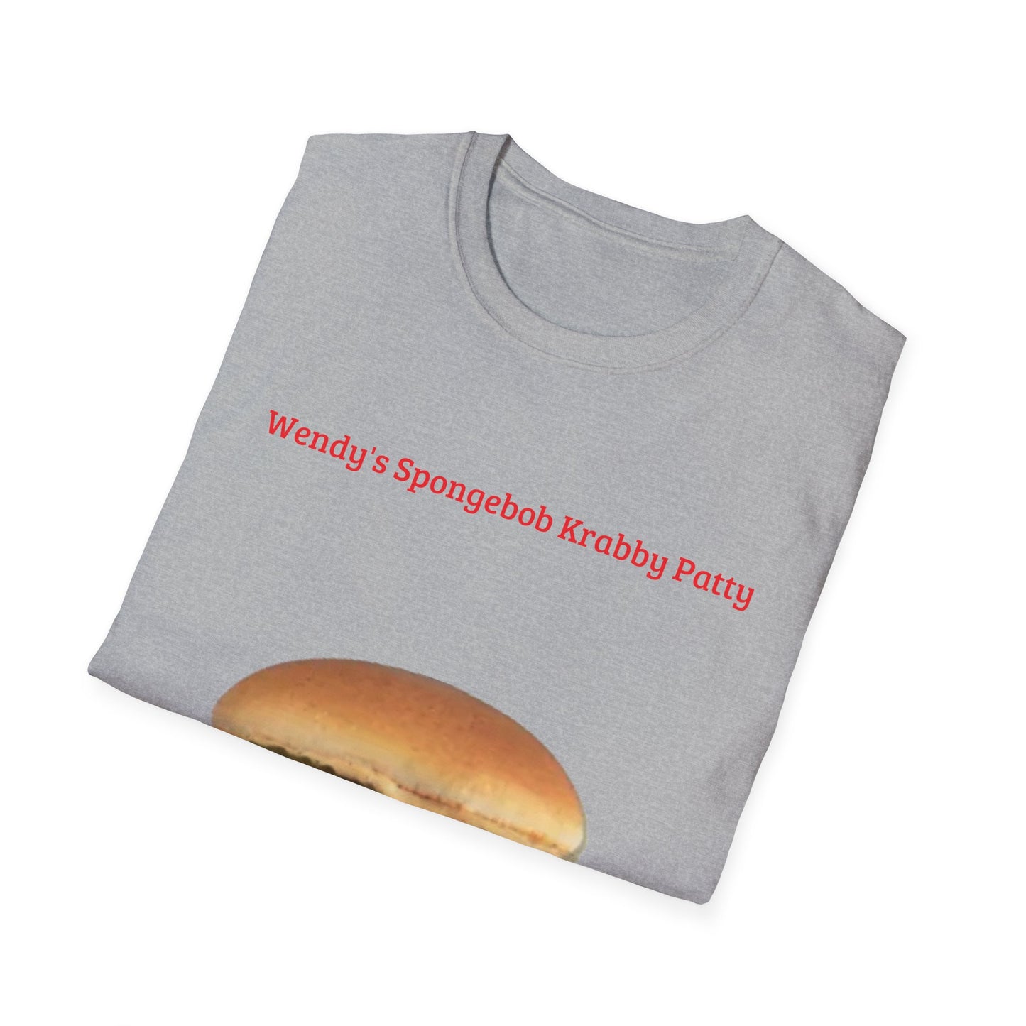 Wendy's Spongebob Krabby Patty Unisex Softstyle T-Shirt