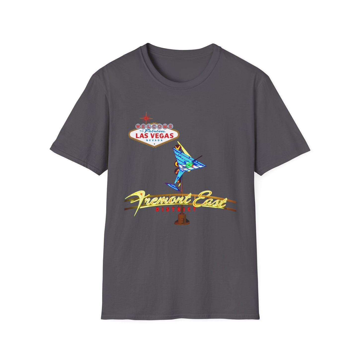 RETRO LAS VEGAS Fremont East Entertainment District Unisex Softstyle T-Shirt