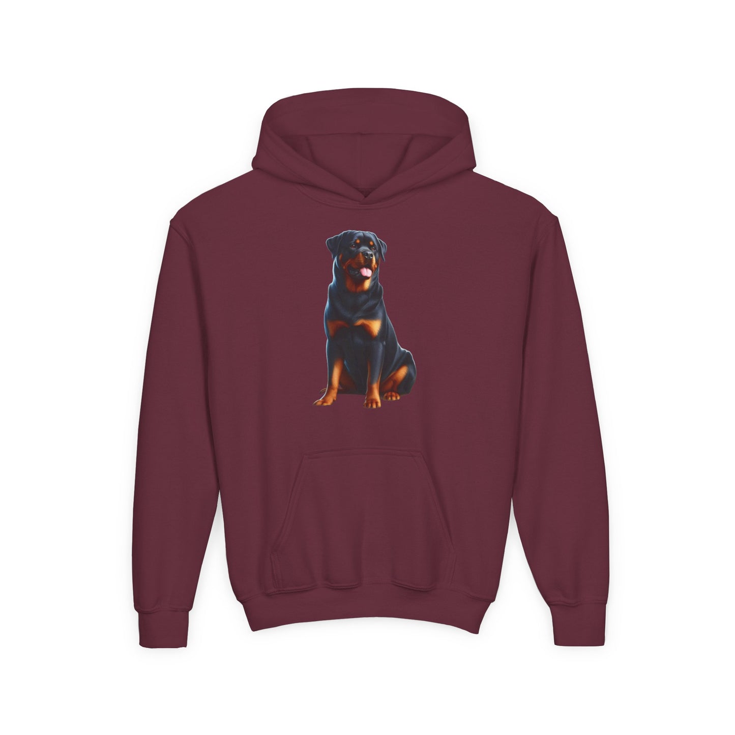 Rottweiler Youth Heavy Blend Hooded Sweatshirt