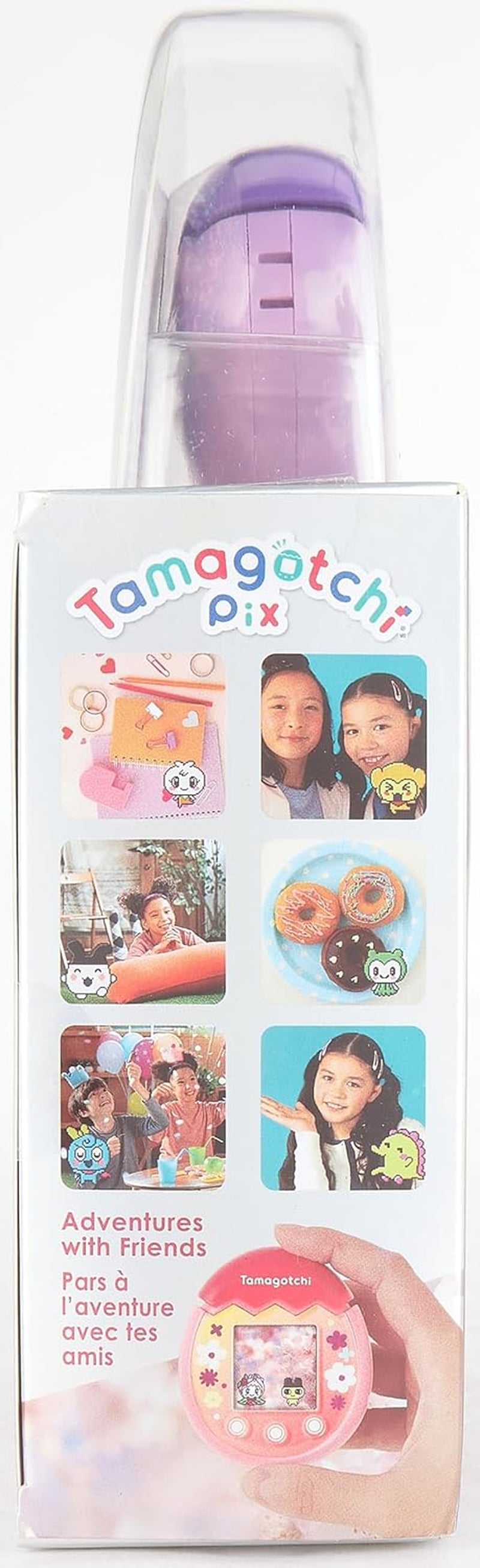 Bandai PIX - Sky Purple - 42910 Virtual Electronic Pet with Color Screen, Touch Buttons Games and Camera BanUK