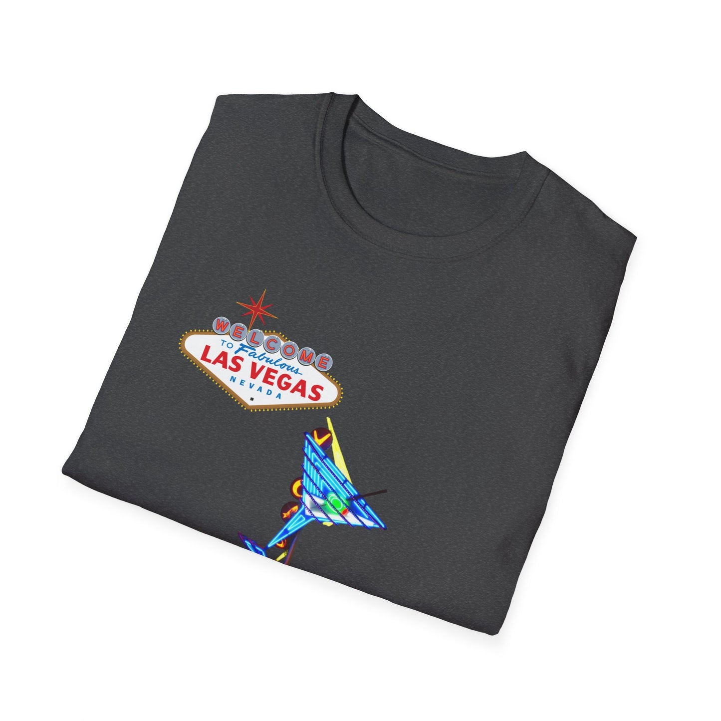 RETRO LAS VEGAS Fremont East Entertainment District Unisex Softstyle T-Shirt