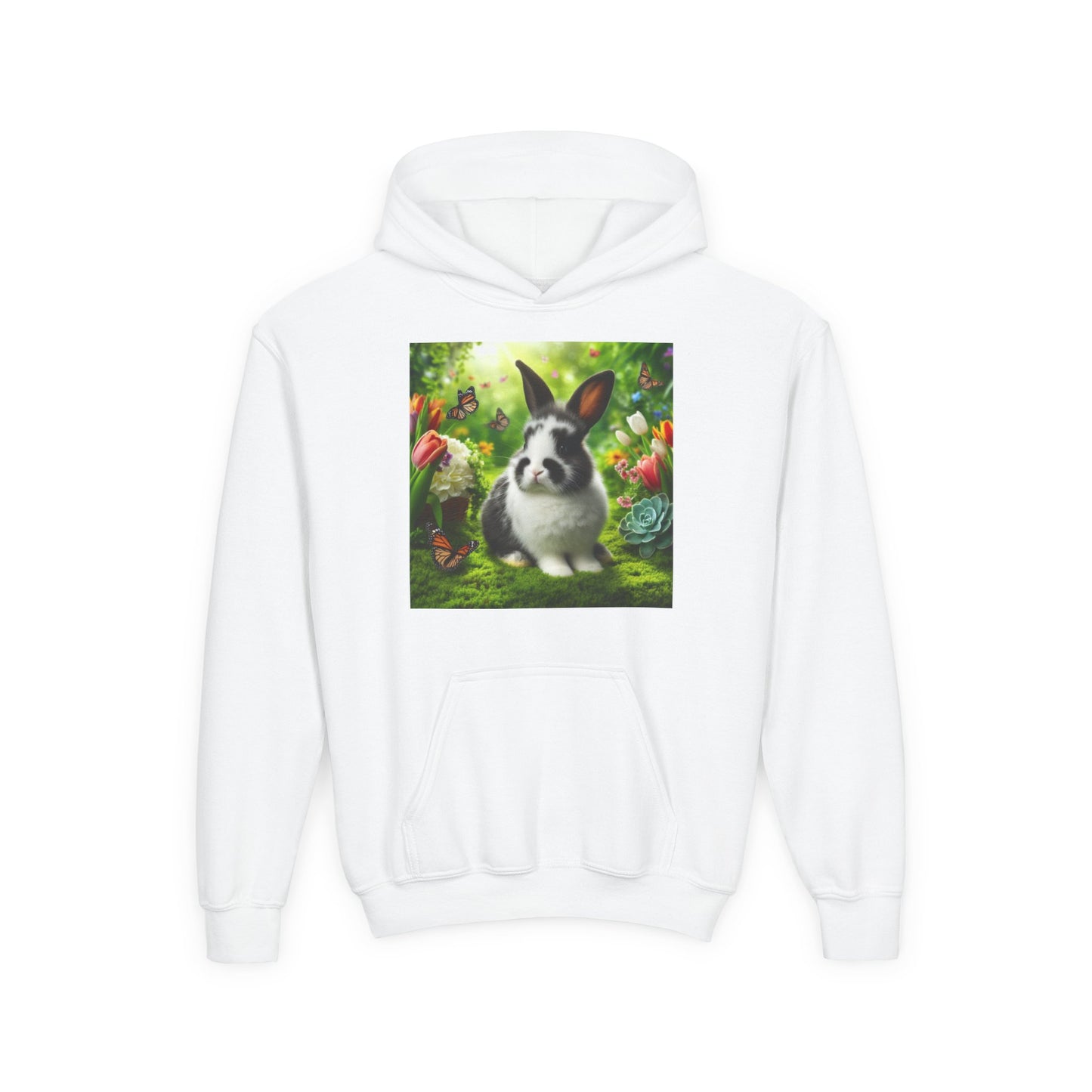 Dutch Rabbit Youth Heavy Blend Hooded Sweatshirt