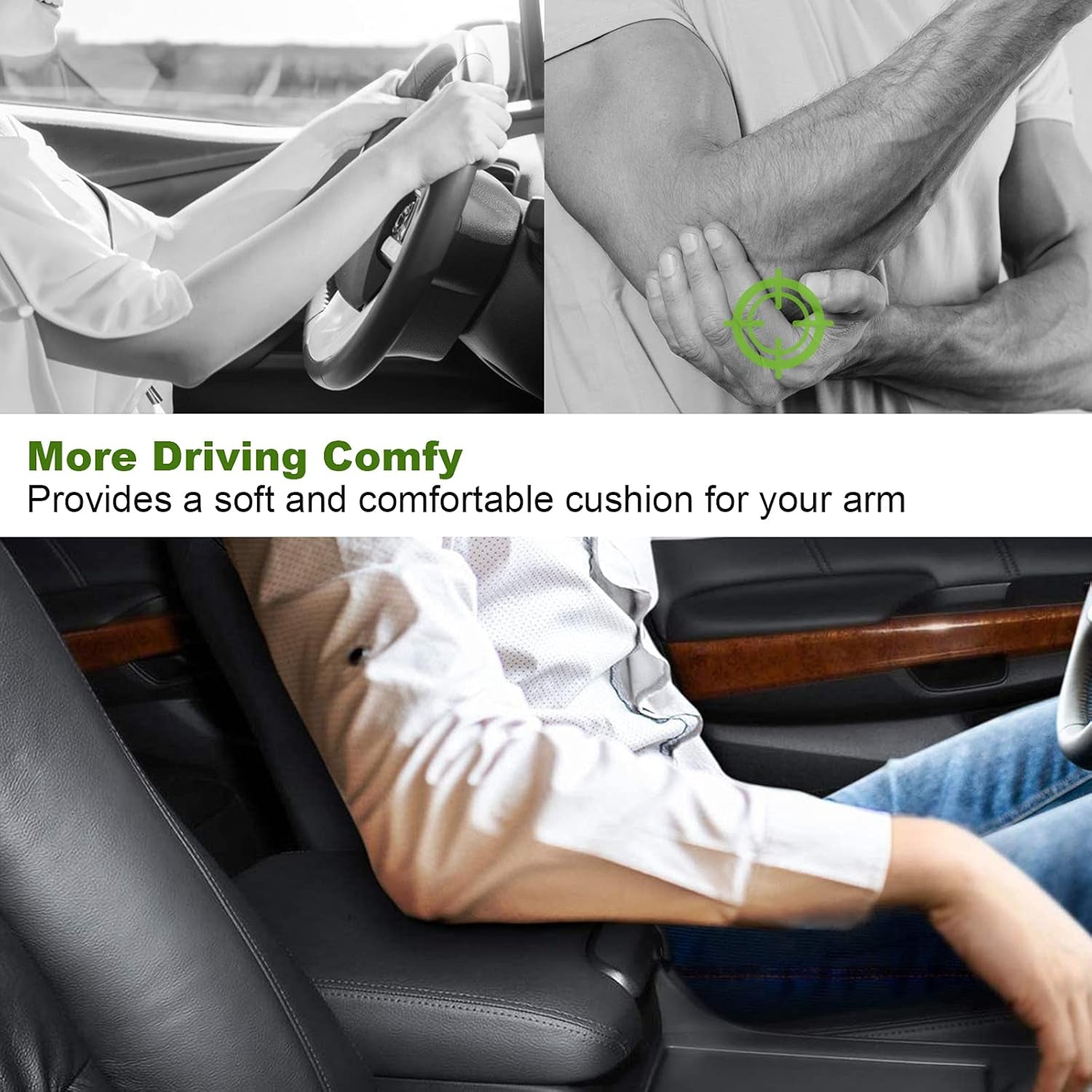 Auto Dark Grey Center Console Lid Kit Replacement Fit for 2001-2007 for GMC Sierra for Chevrolet Silverado