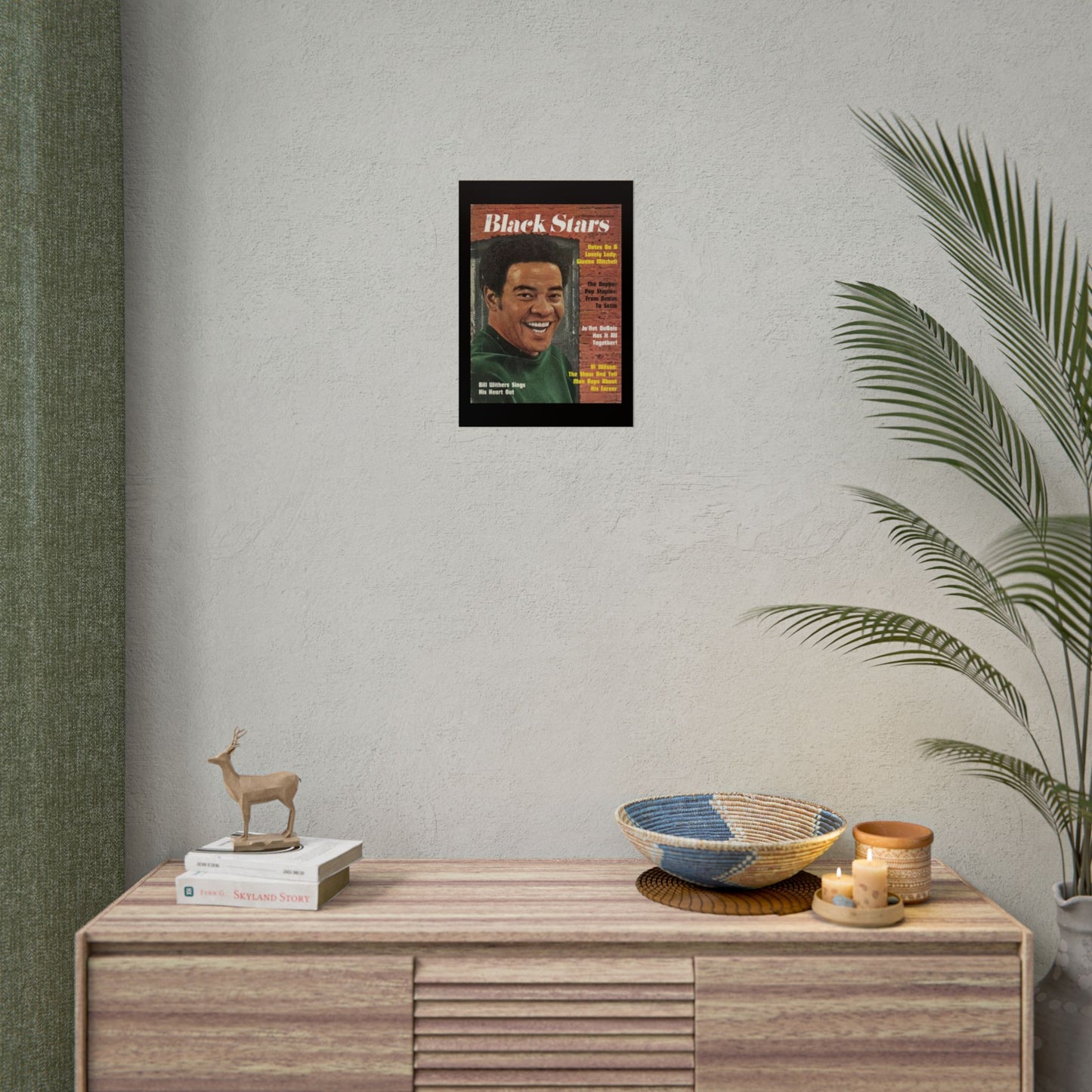 Vintage Music Rolled Posters - Bill Withers, August 1974 Design