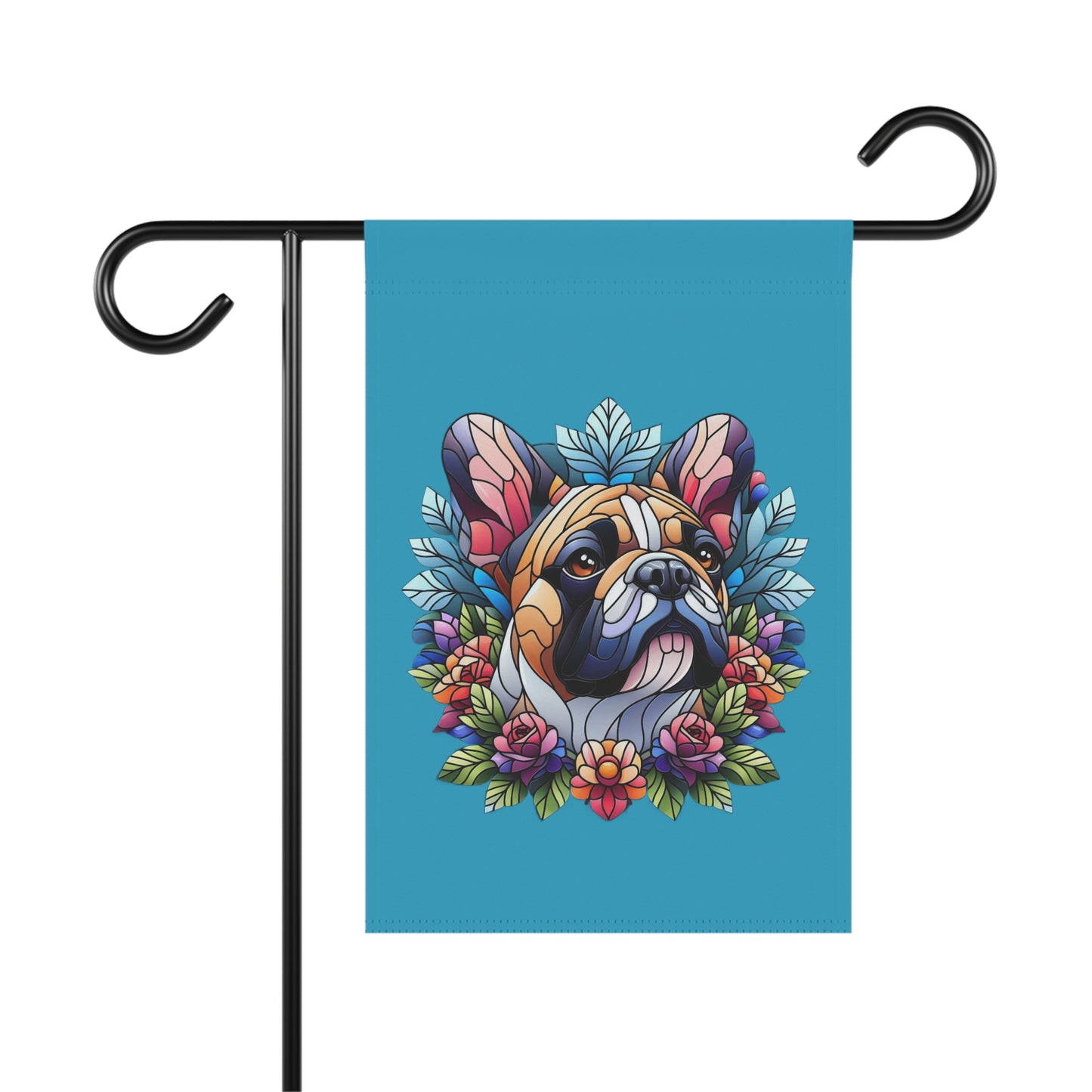 French Bulldog Garden Flag - Floral Decor for Pet Lovers