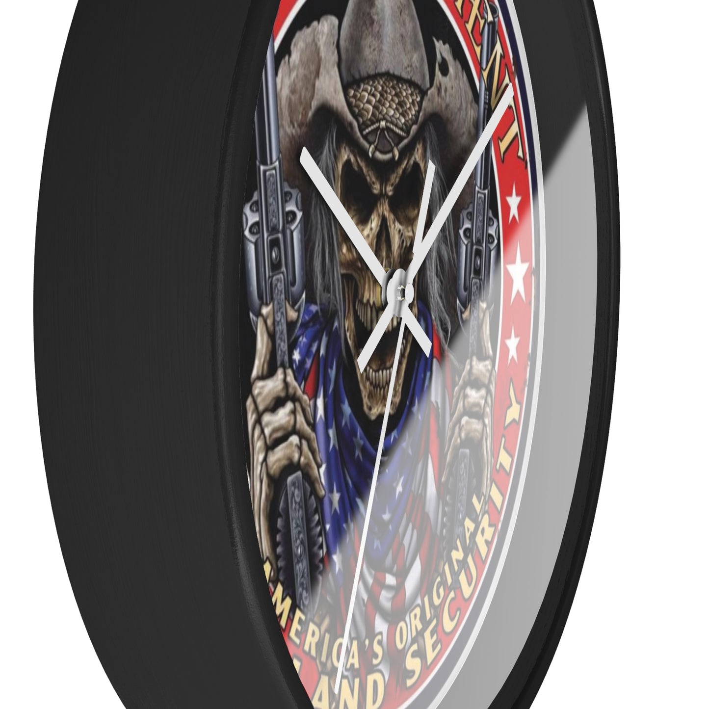 2nd Amendment AMERICA'S ORIGINAL HOMELAND SECURITY Wall Clock