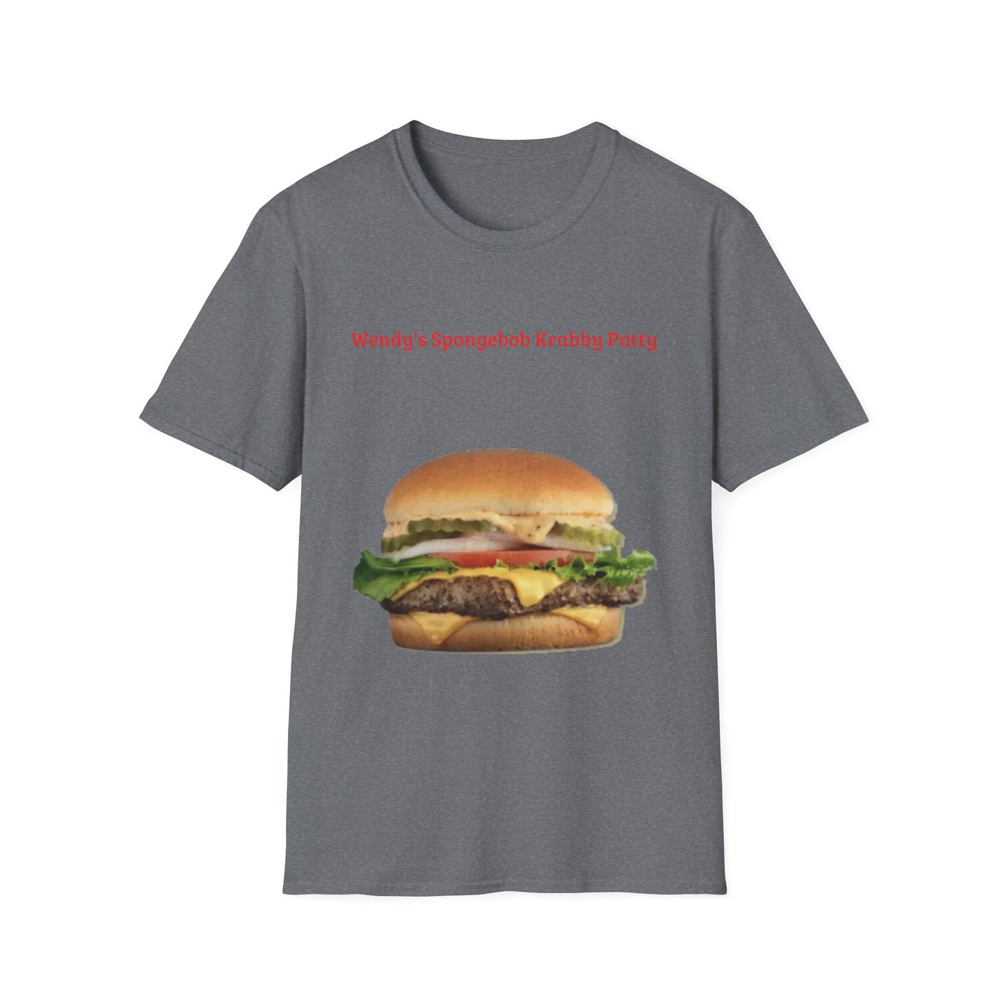 Wendy's Spongebob Krabby Patty Unisex Softstyle T-Shirt