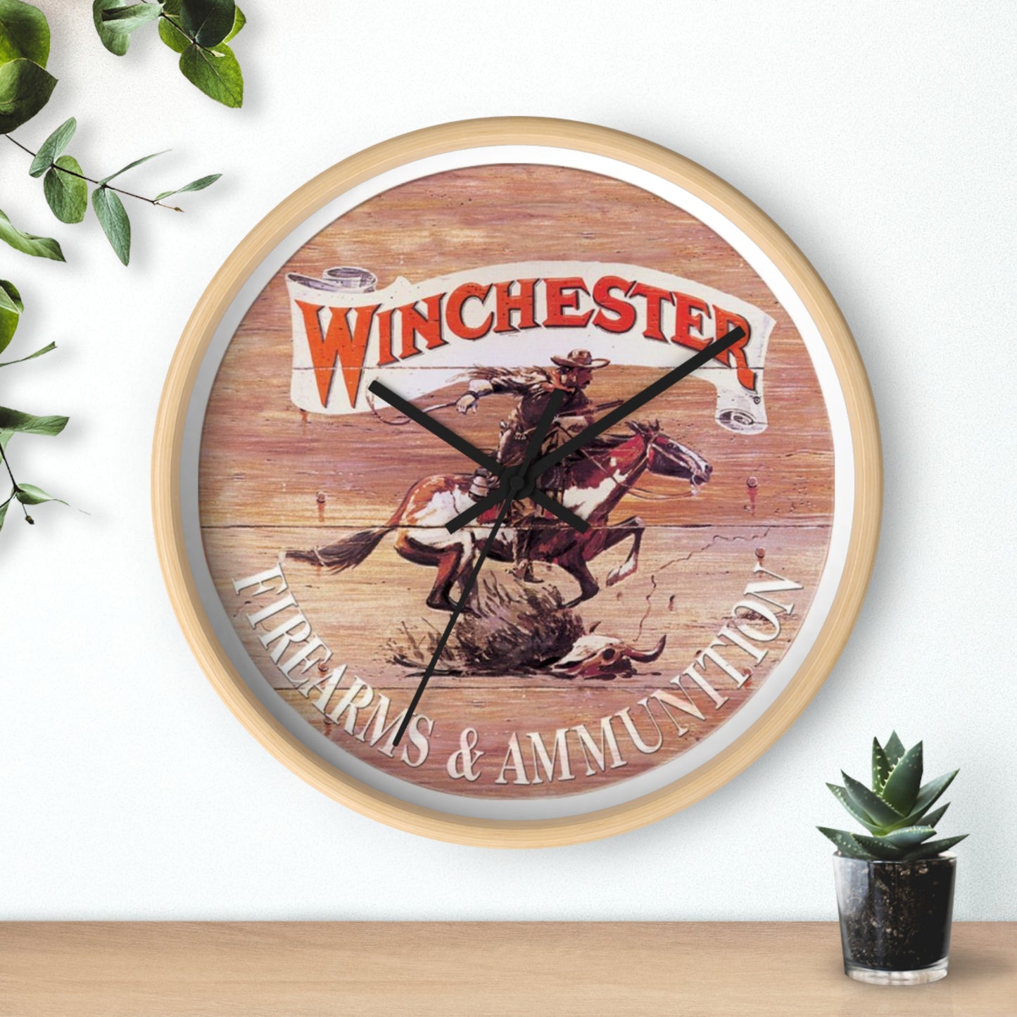 Winchester FIREARMS AND AMMUNITION Wall Clock