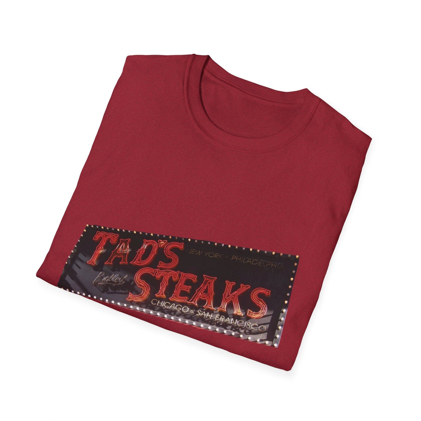 Tad's Steaks [gone] Times Square New York, NY Unisex Softstyle T-Shirt