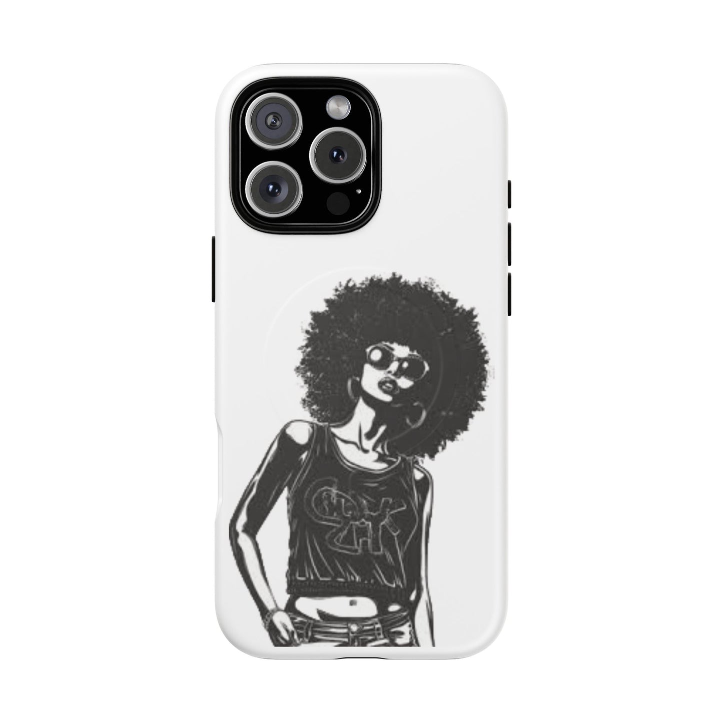 Afro Hip Hop Chic Tough Magnetic Cases
