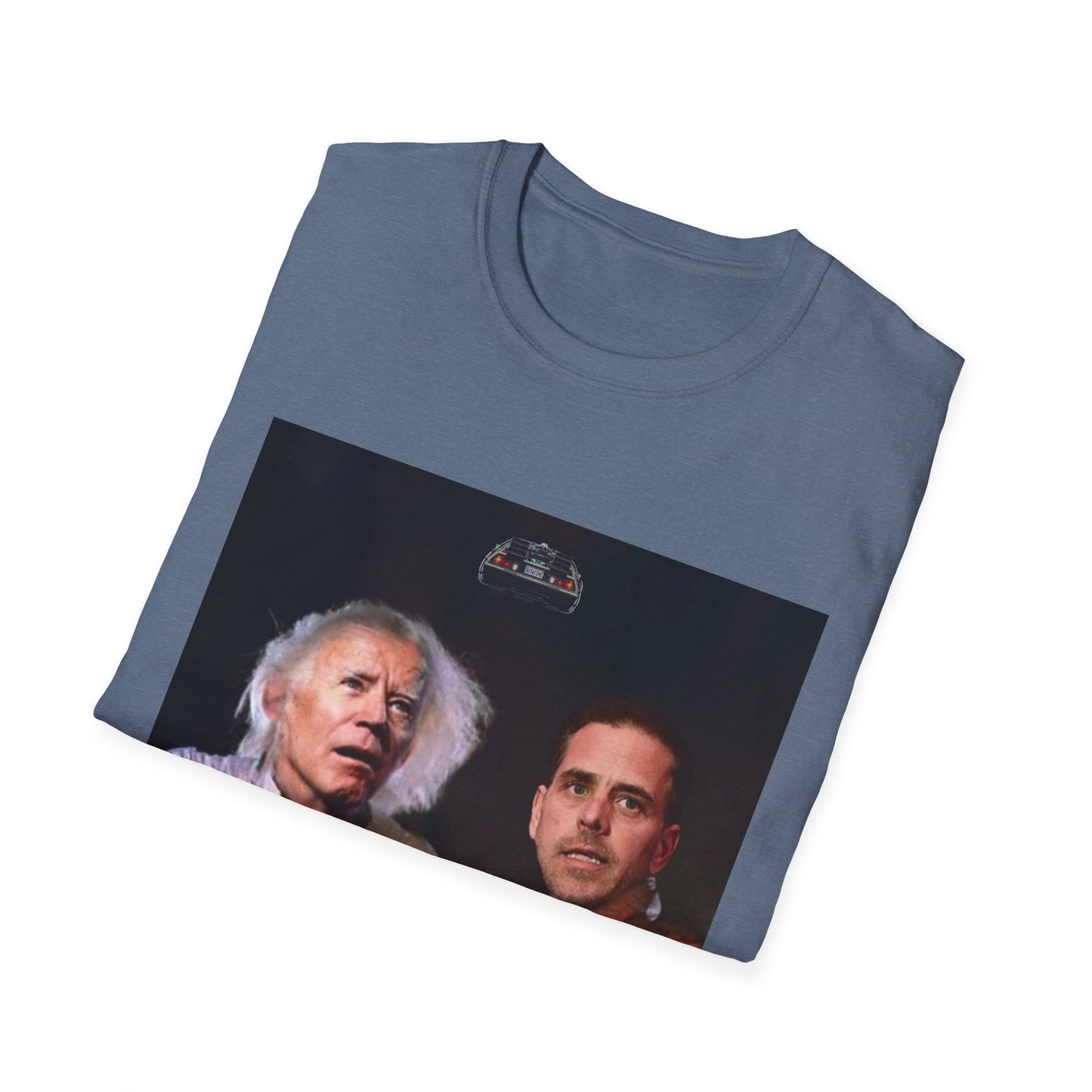 Hunter Biden Convicted Felon Pardon Back to the basement Unisex Softstyle T-Shirt