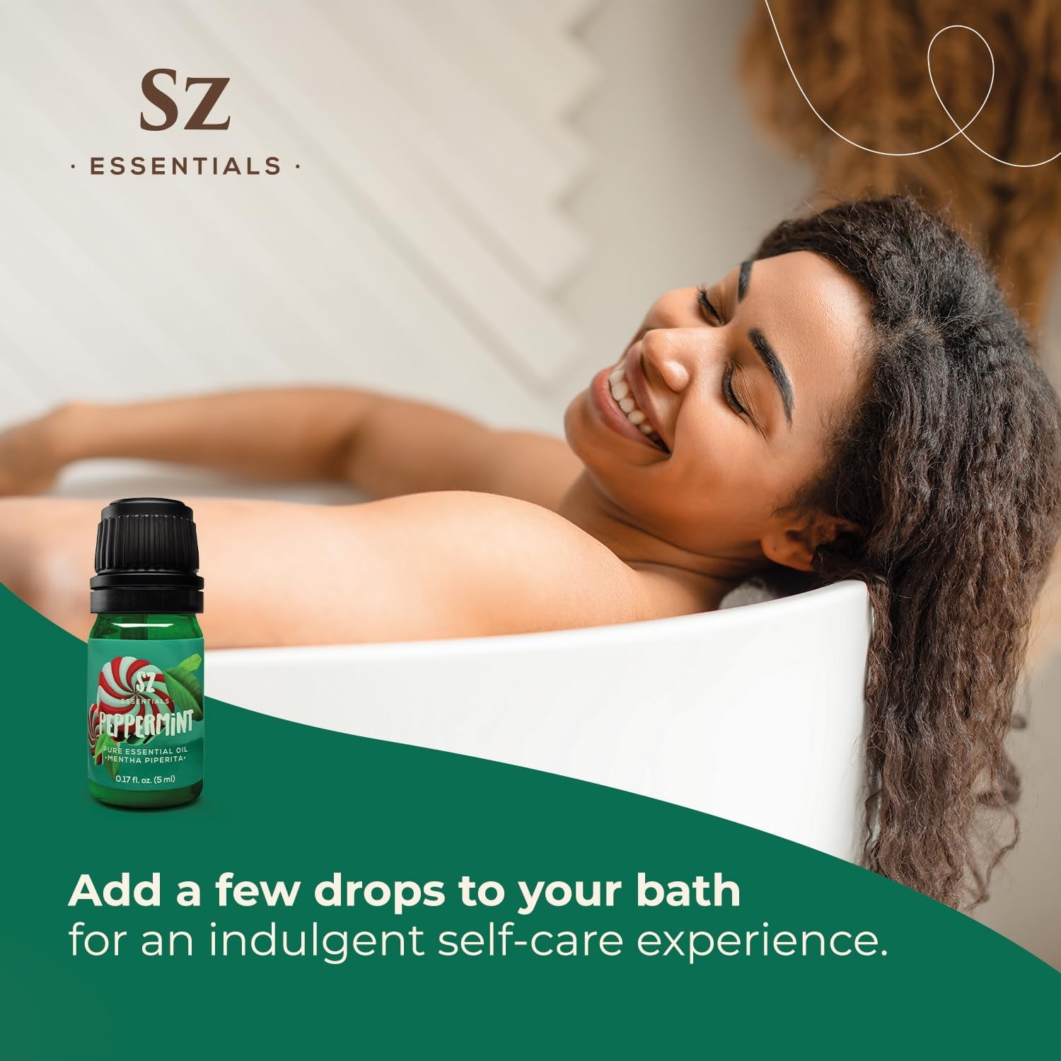 Peppermint Essential Oil - Sweet Candy Cane Scent! the Real Deal - 100% Pure and Natural - Undiluted - 5Ml TLBH