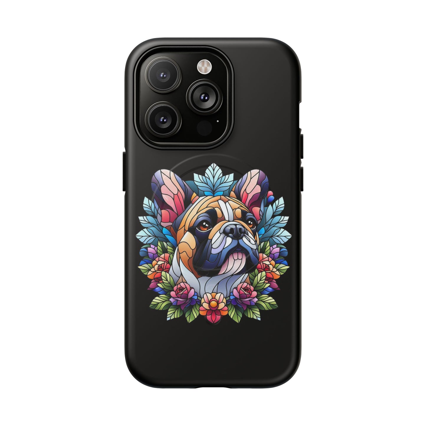 French Bulldog Stained Glass Tough Magnetic Cases