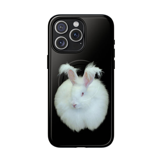 Angora Rabbit Tough Magnetic iPhone Cases