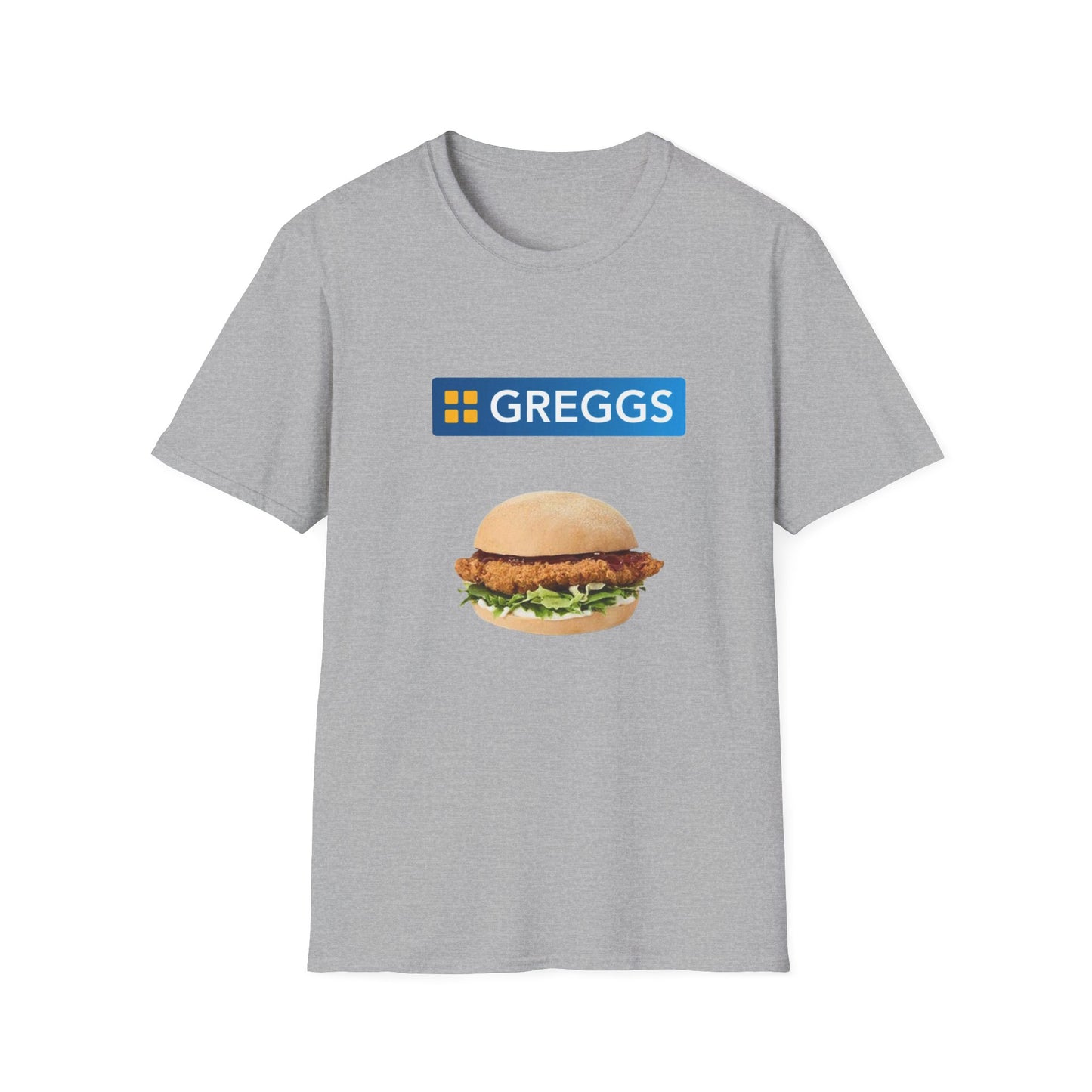 GREGGS Chicken Burger T-Shirt - Unisex Softstyle