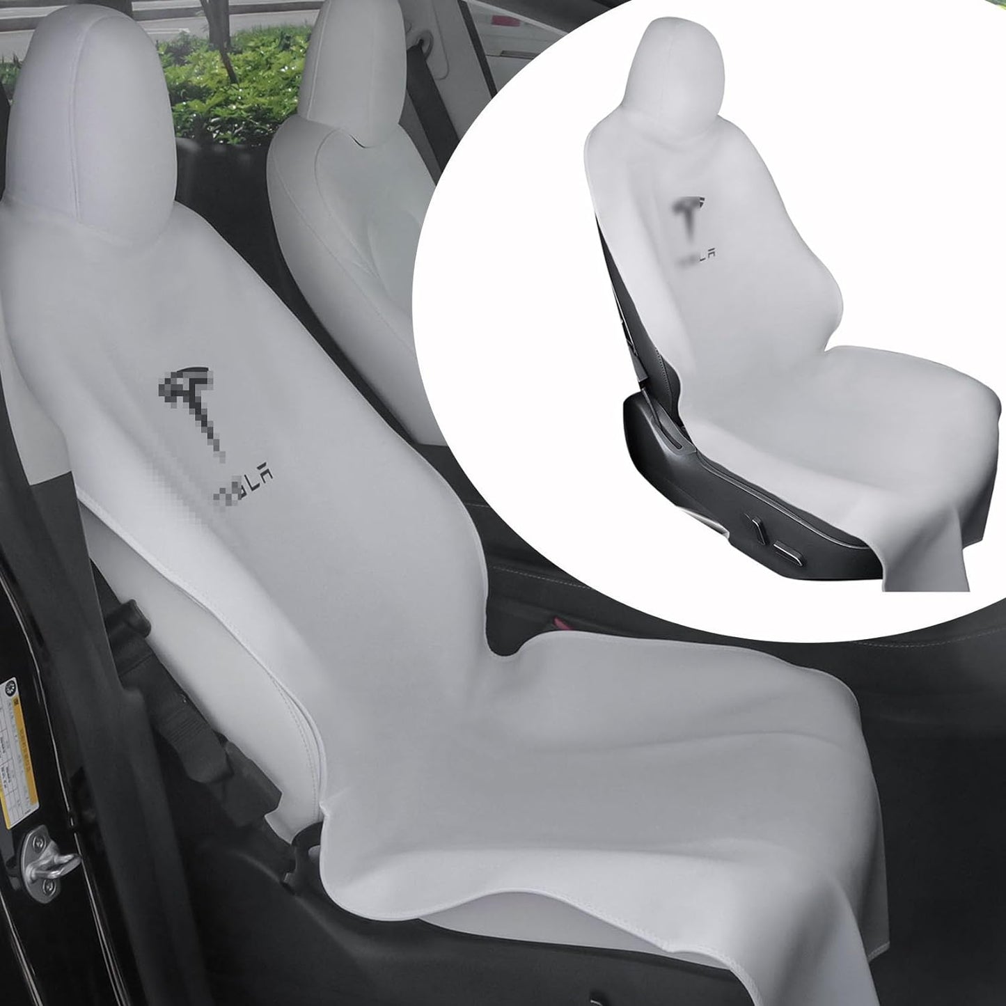 For Tesls Dog Seat Cover,Seat Protector for Tesla Model Y/3 Waterproof Child Seat Protect Accessories (1-Pack)