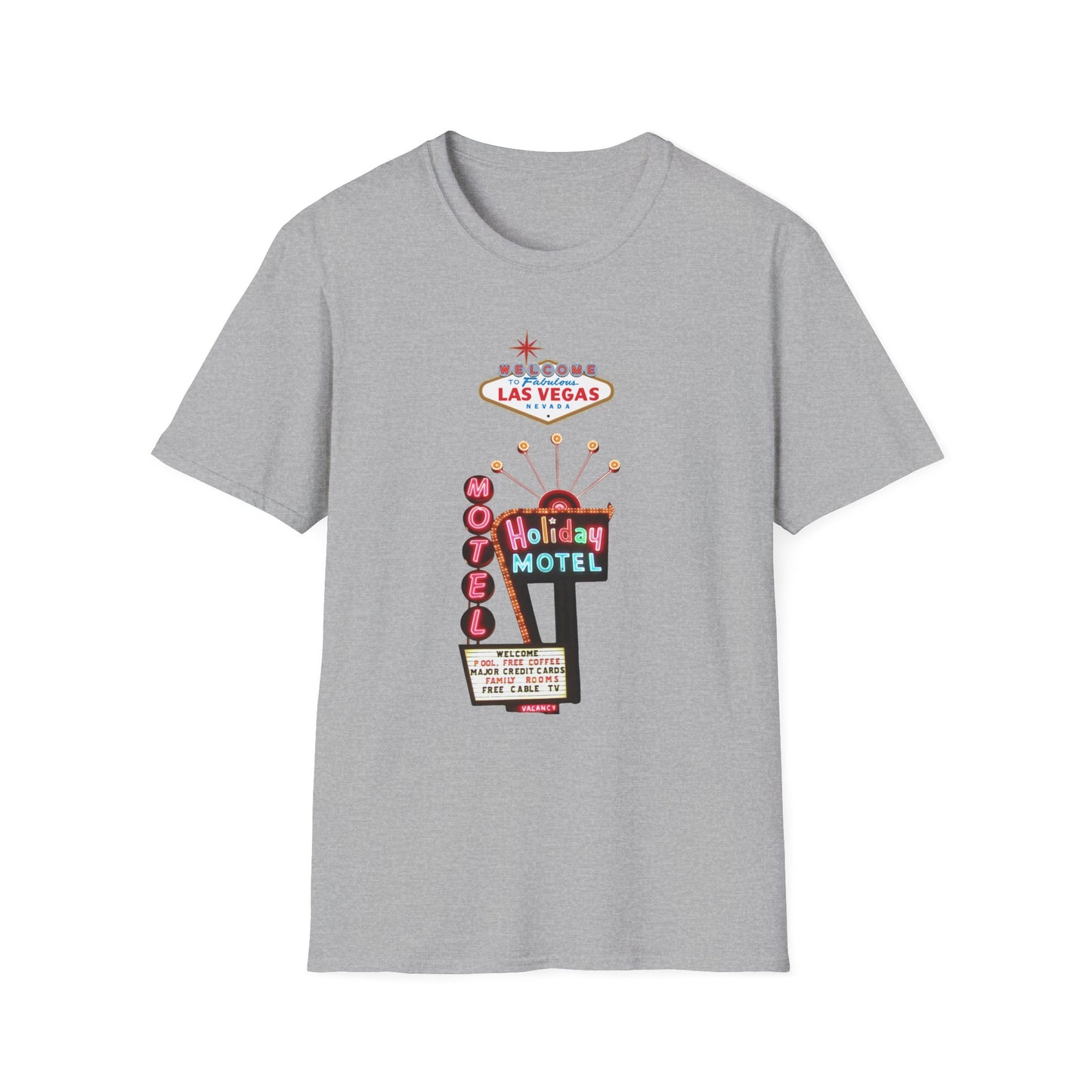 RETRO LAS VEGAS HOLIDAY HOTEL Unisex Softstyle T-Shirt