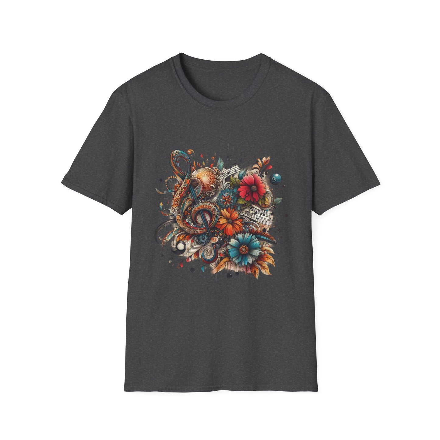 Angie Stone inspired Colorful Artistic Floral Unisex T-Shirt - Graphic Tee for Art Lovers