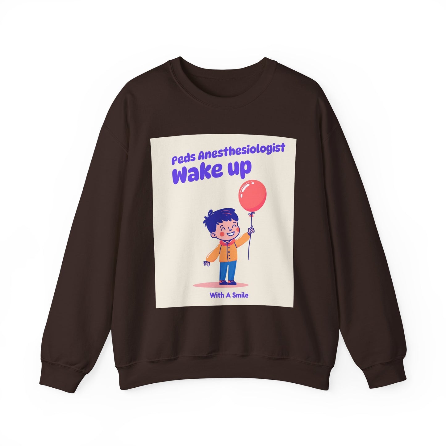 Pediatrics Peds Anesthesiologist Crewneck Sweatshirt