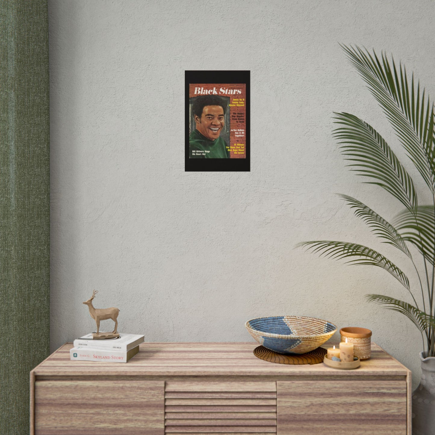 Vintage Music Rolled Posters - Bill Withers, August 1974 Design